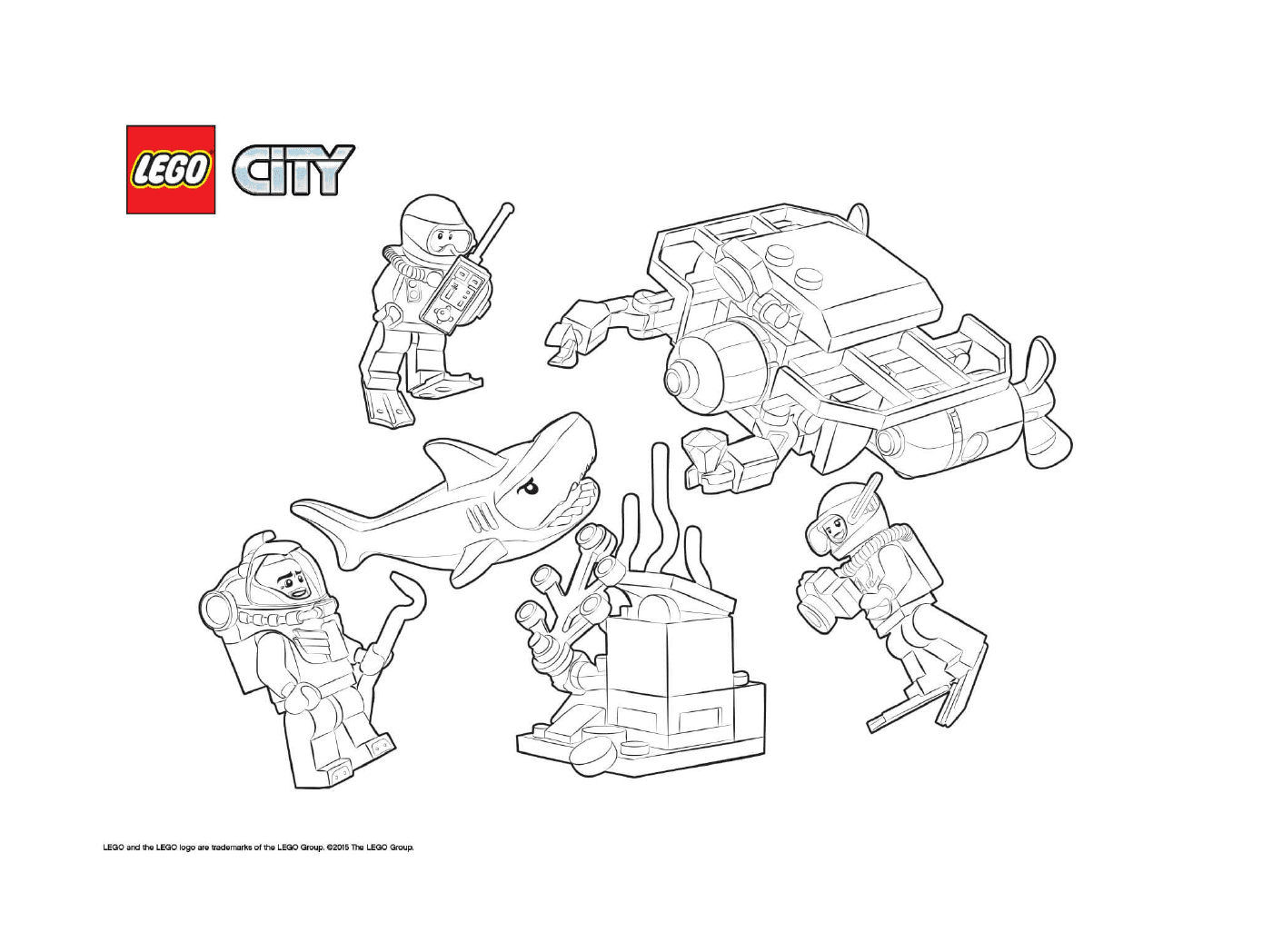  Lego City Deep Sea Starter ( < < Вертикальный стартер > > ) 
