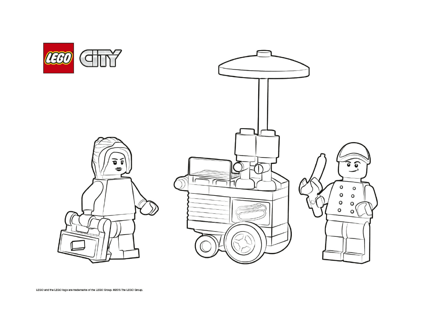  Городская площадь Лего 