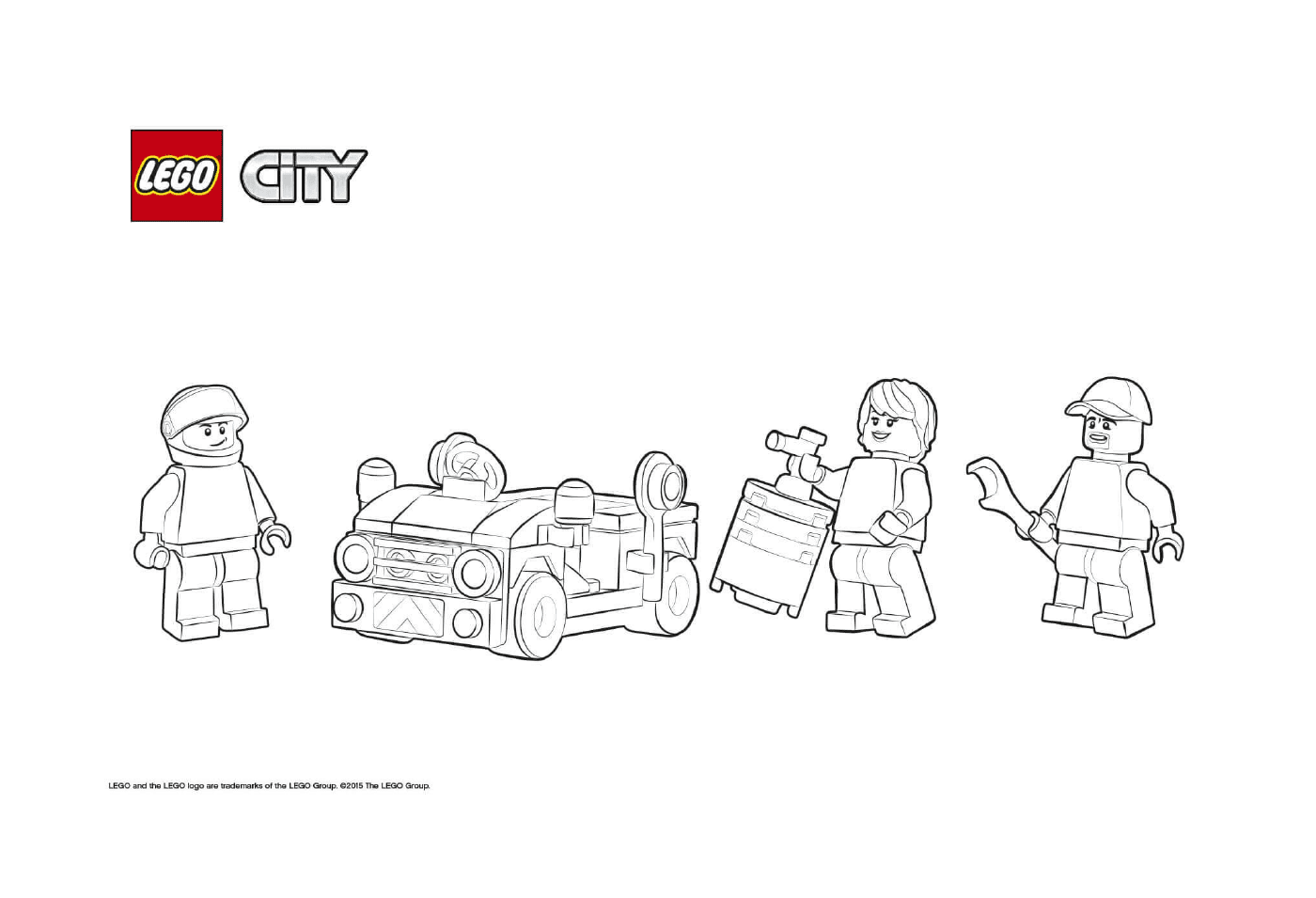  Лего-Сити, тренировочный реактивный транспорт 