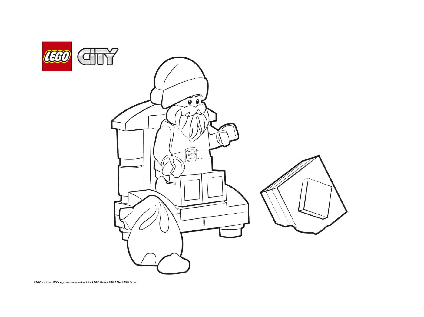  Santa Lego Stadt 
