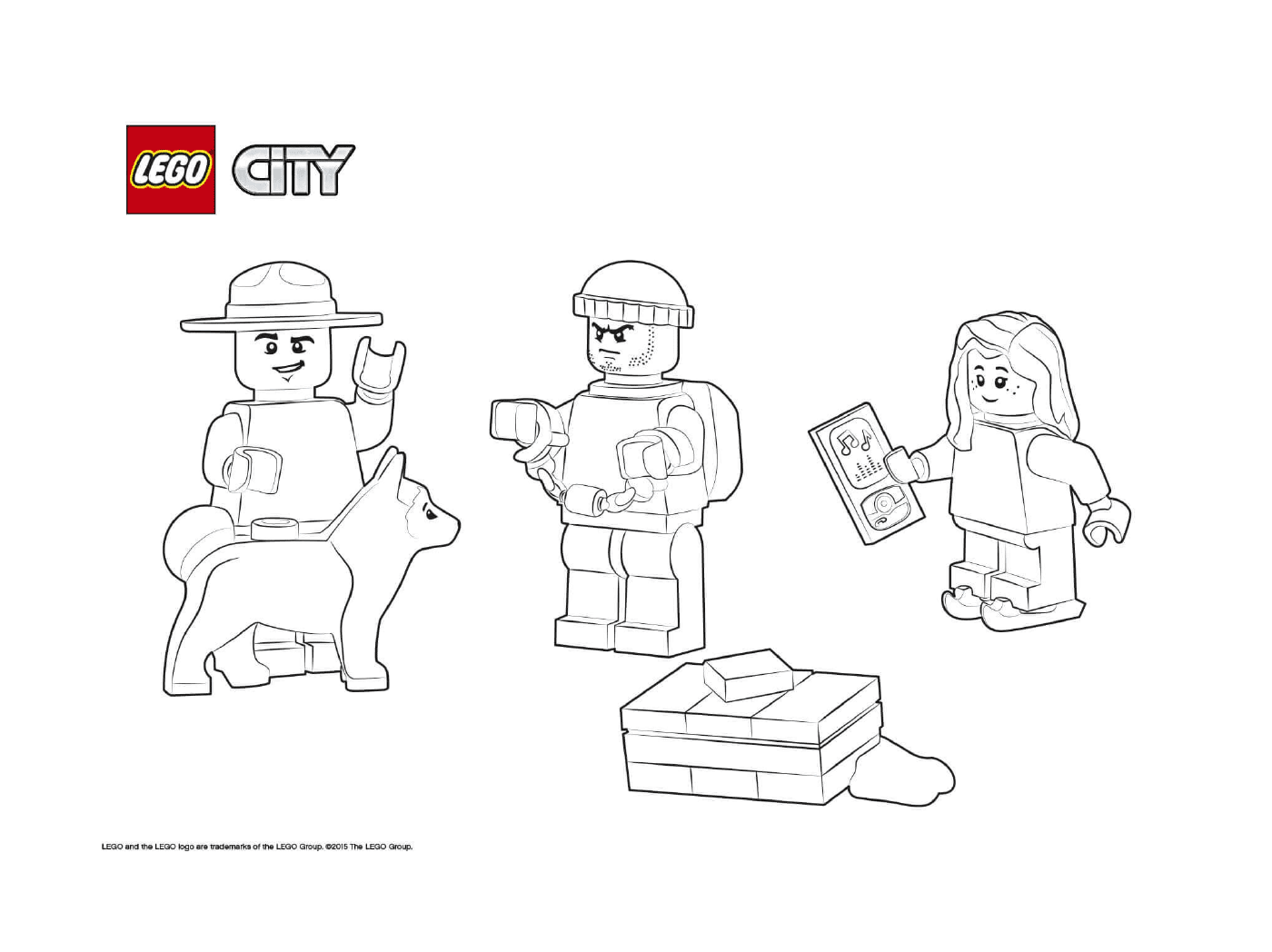  Cherif Lego Stadt und Gefangener 