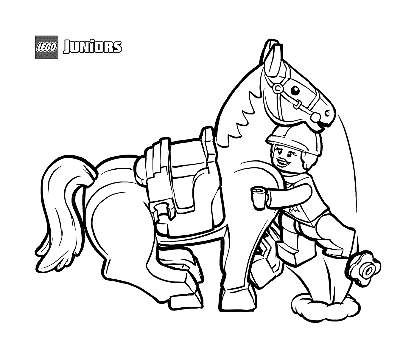  Cavaliere e cavallo LEGO Junior 