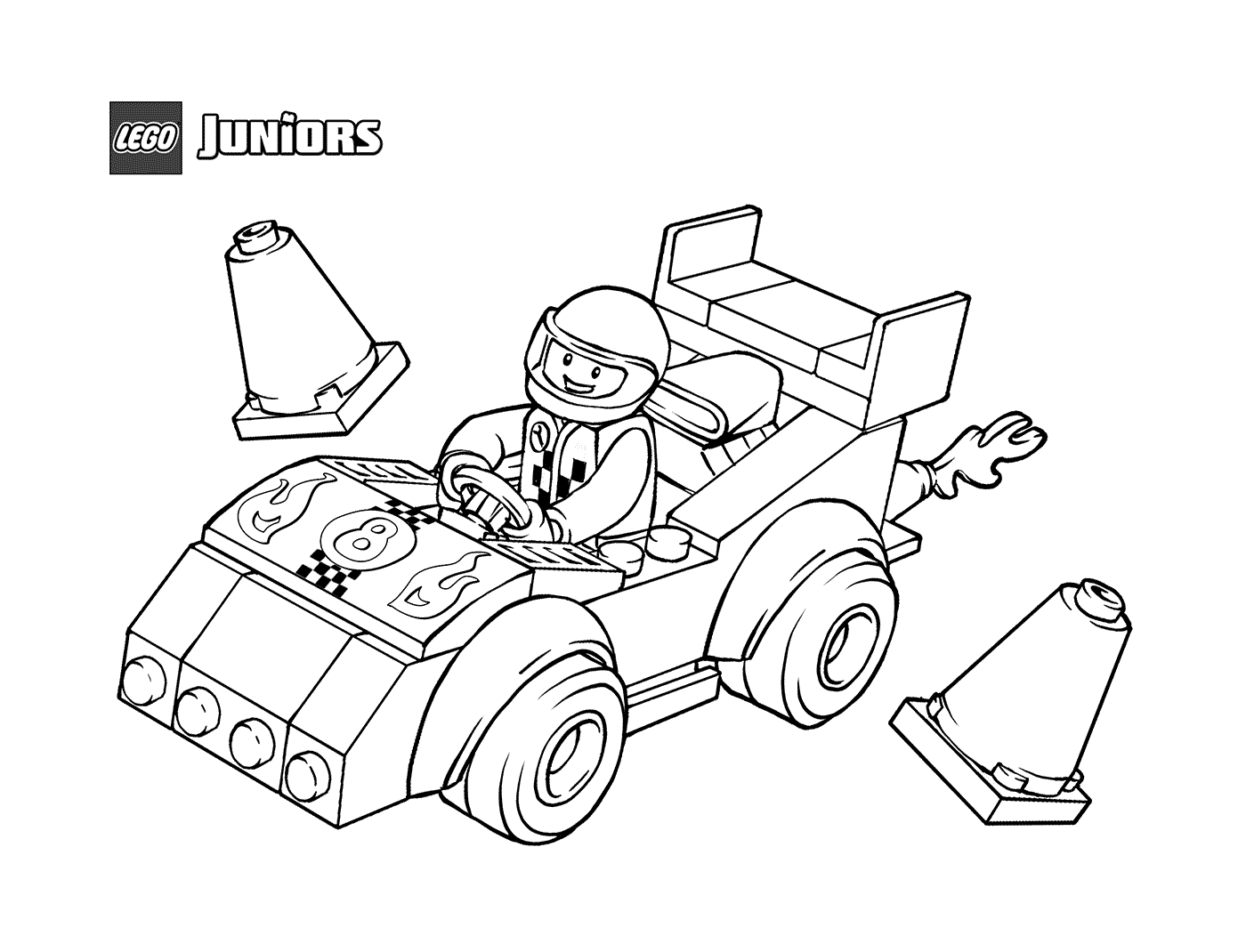  LEGO Junior auto da corsa 