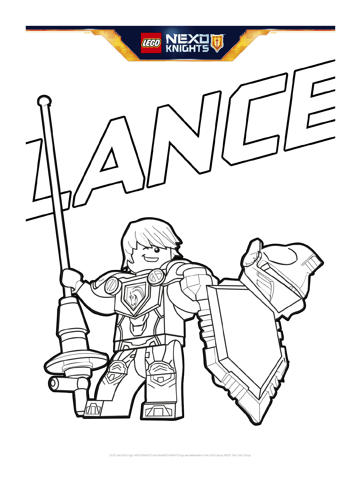  Nexo Knights shield Lance LEGO 