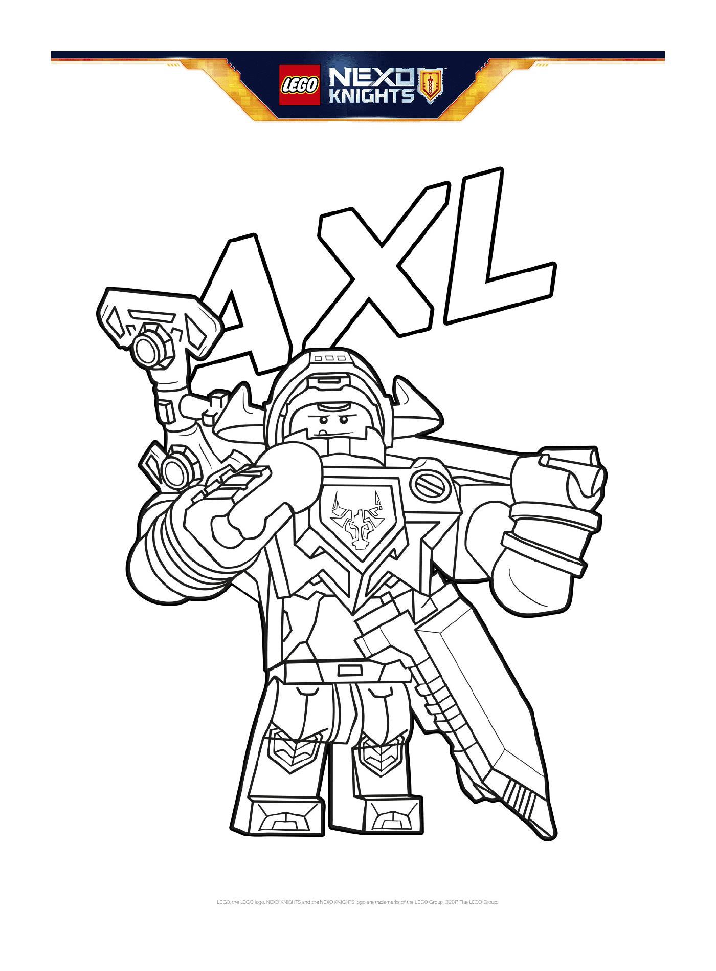  Shield Axl Nexo Knights LEGO 