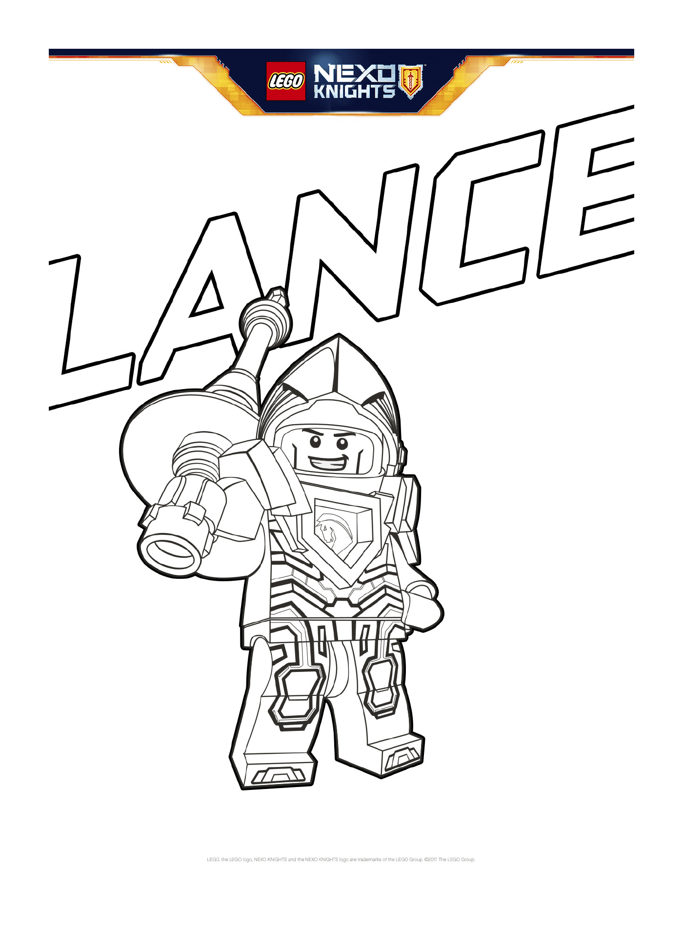  Lance Nexo Ritter LEGO 
