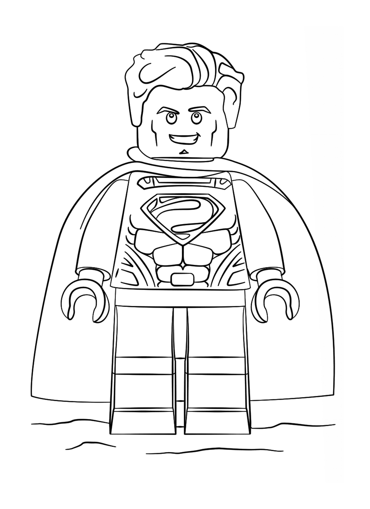  Супермен, человек Лего 