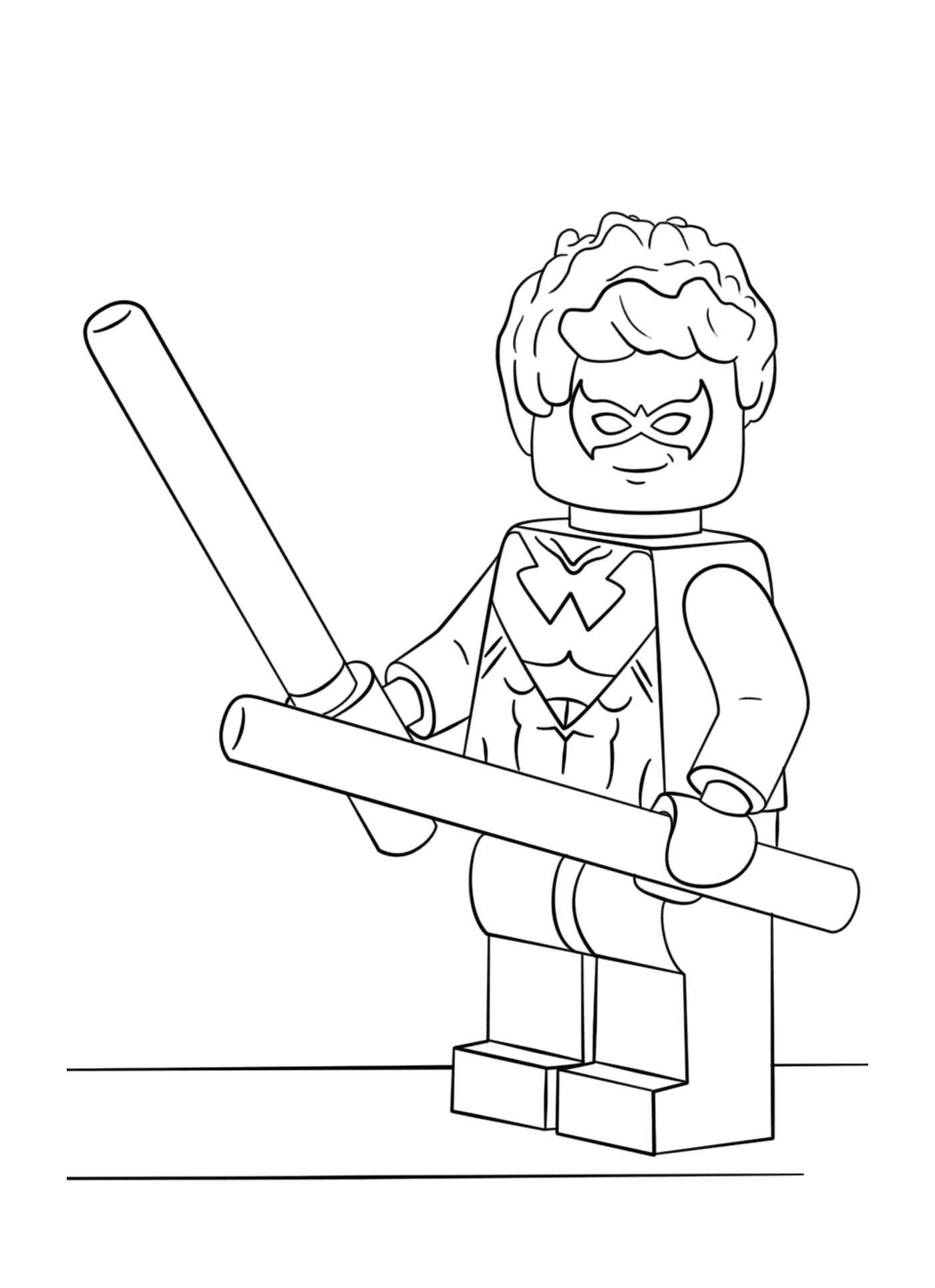  Nightwing, a Lego character 