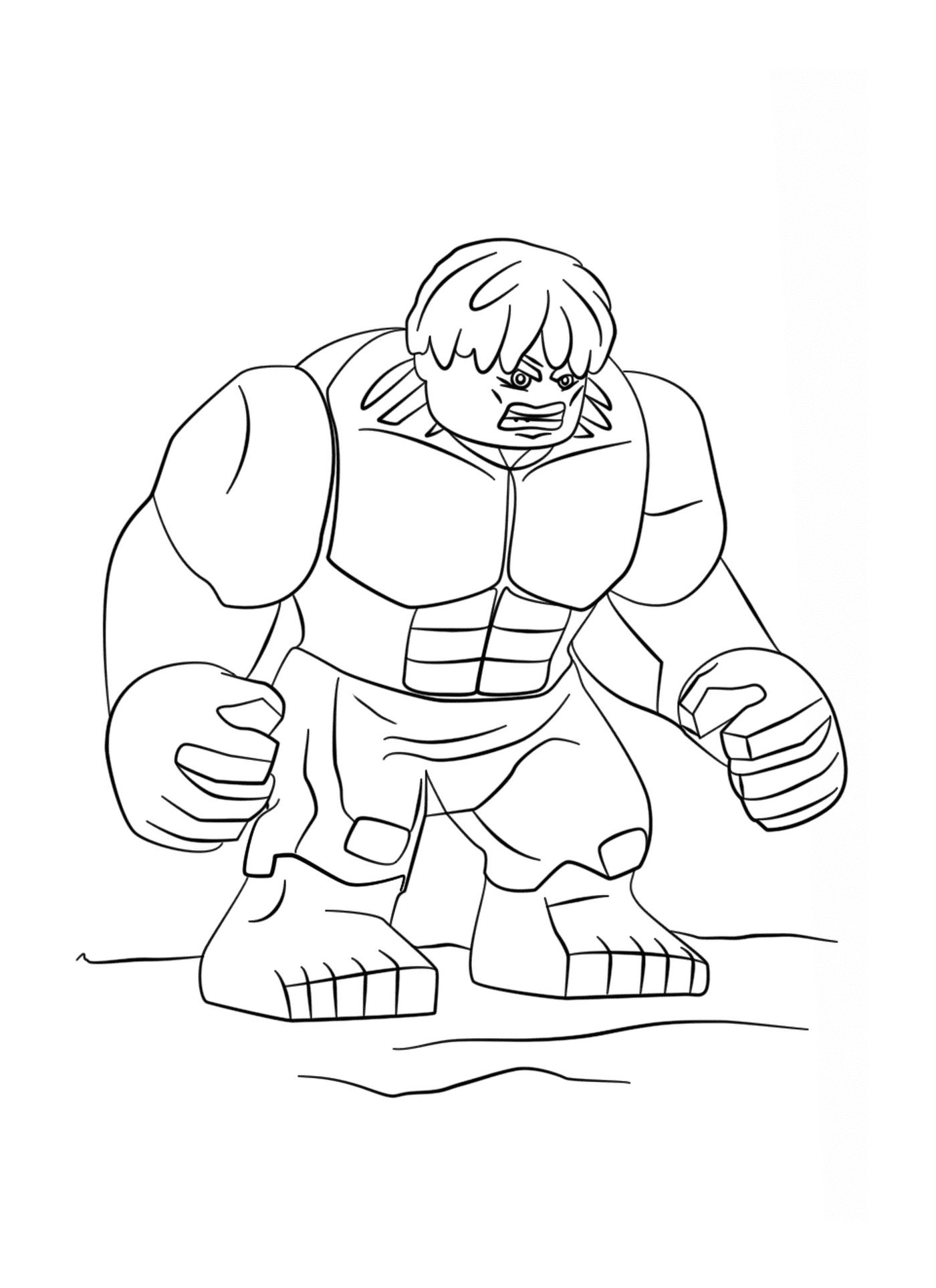  Hulk, l'imponente personaggio dei cartoni animati 