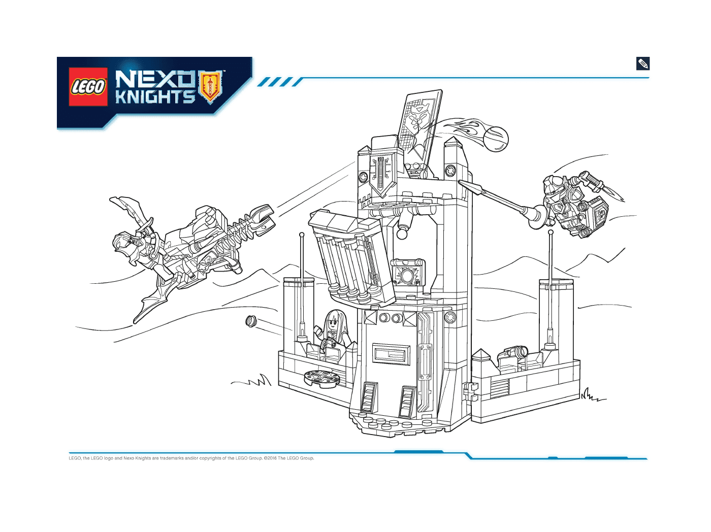  Exclusive page of Lego Nexo Knights 