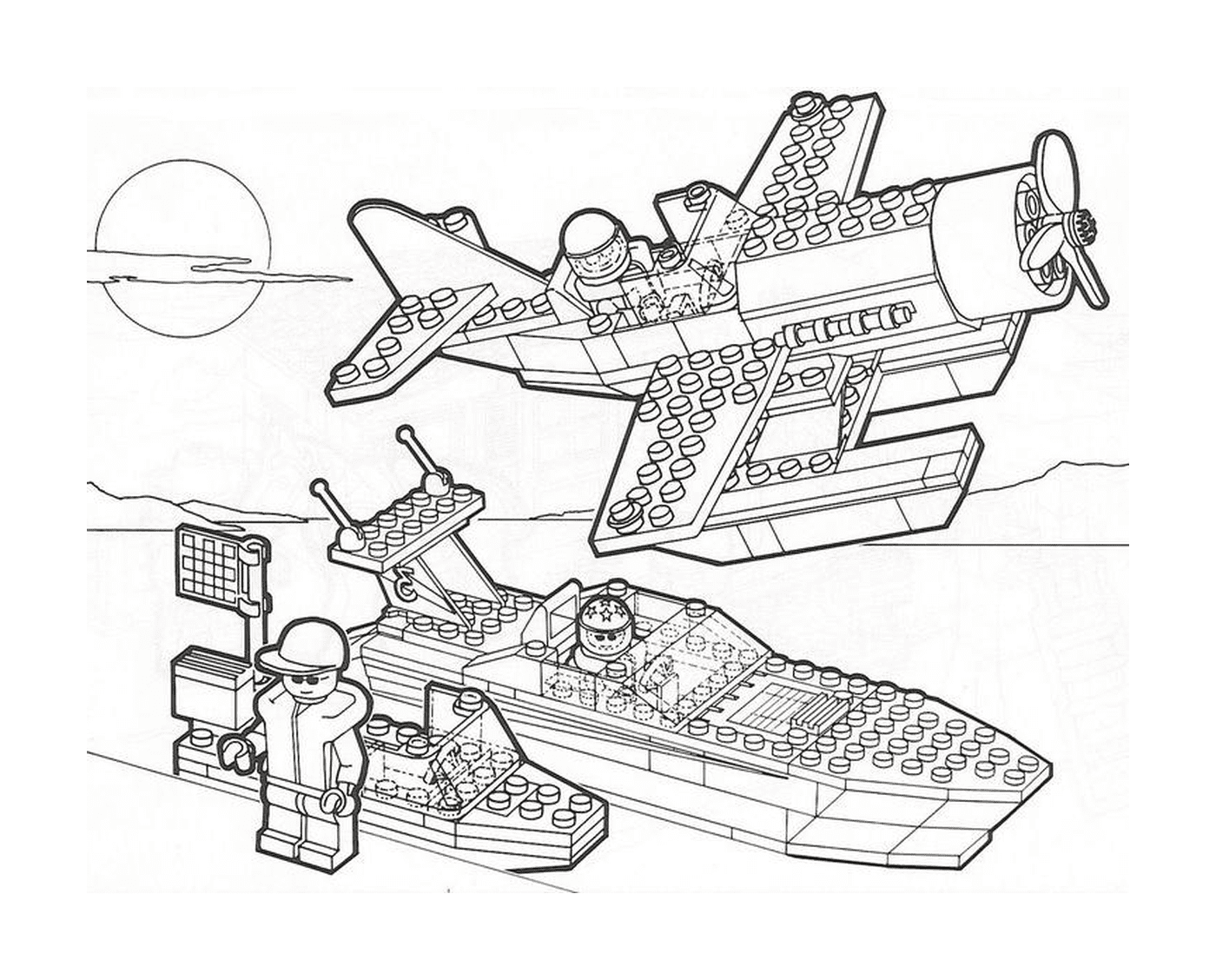  Sottomarino Lego e barca avventurosa 