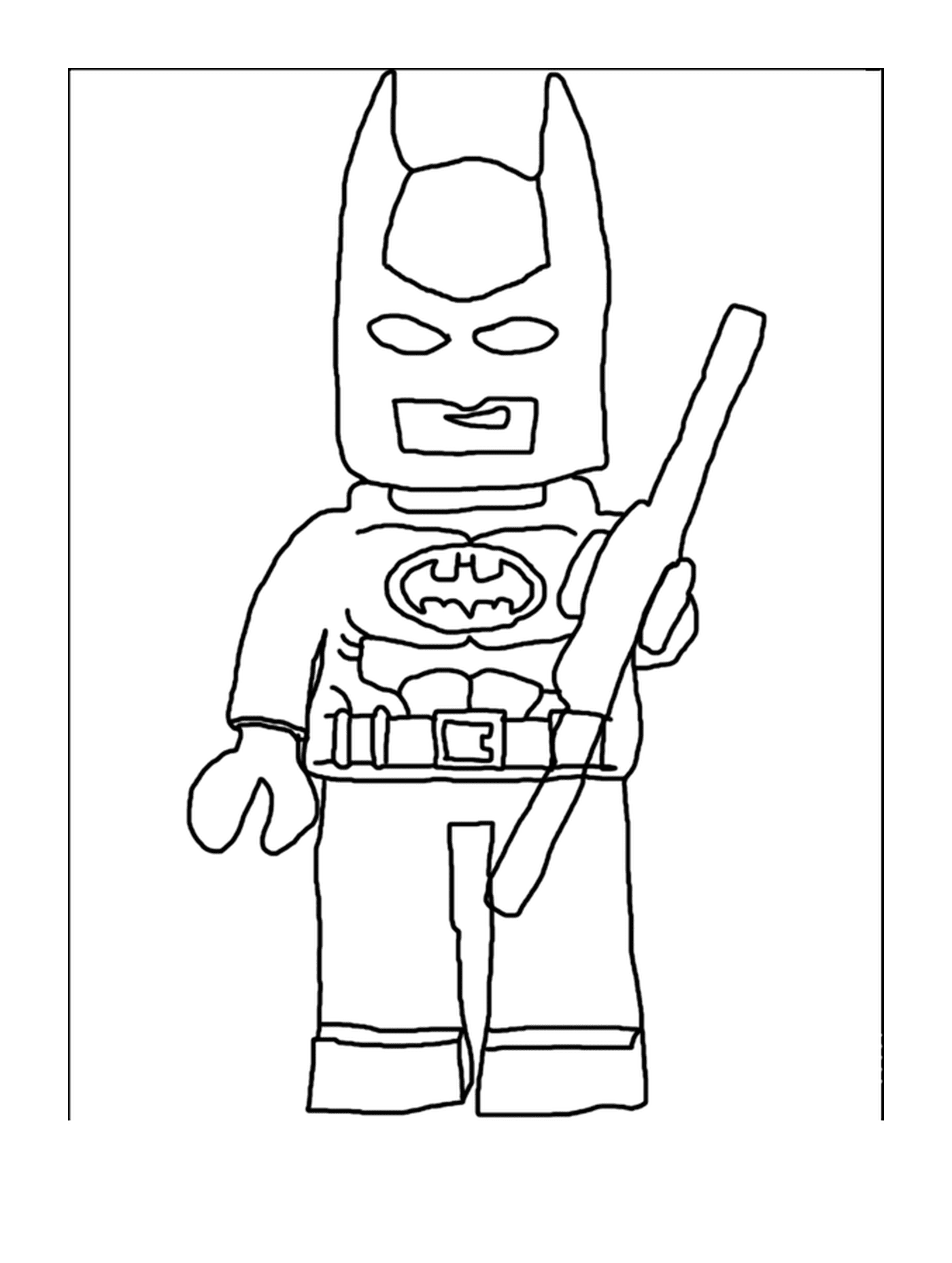  Бэтмен Лего спереди 