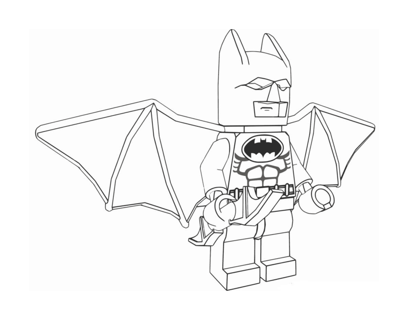  Imprimir Lego Batman para colorear 