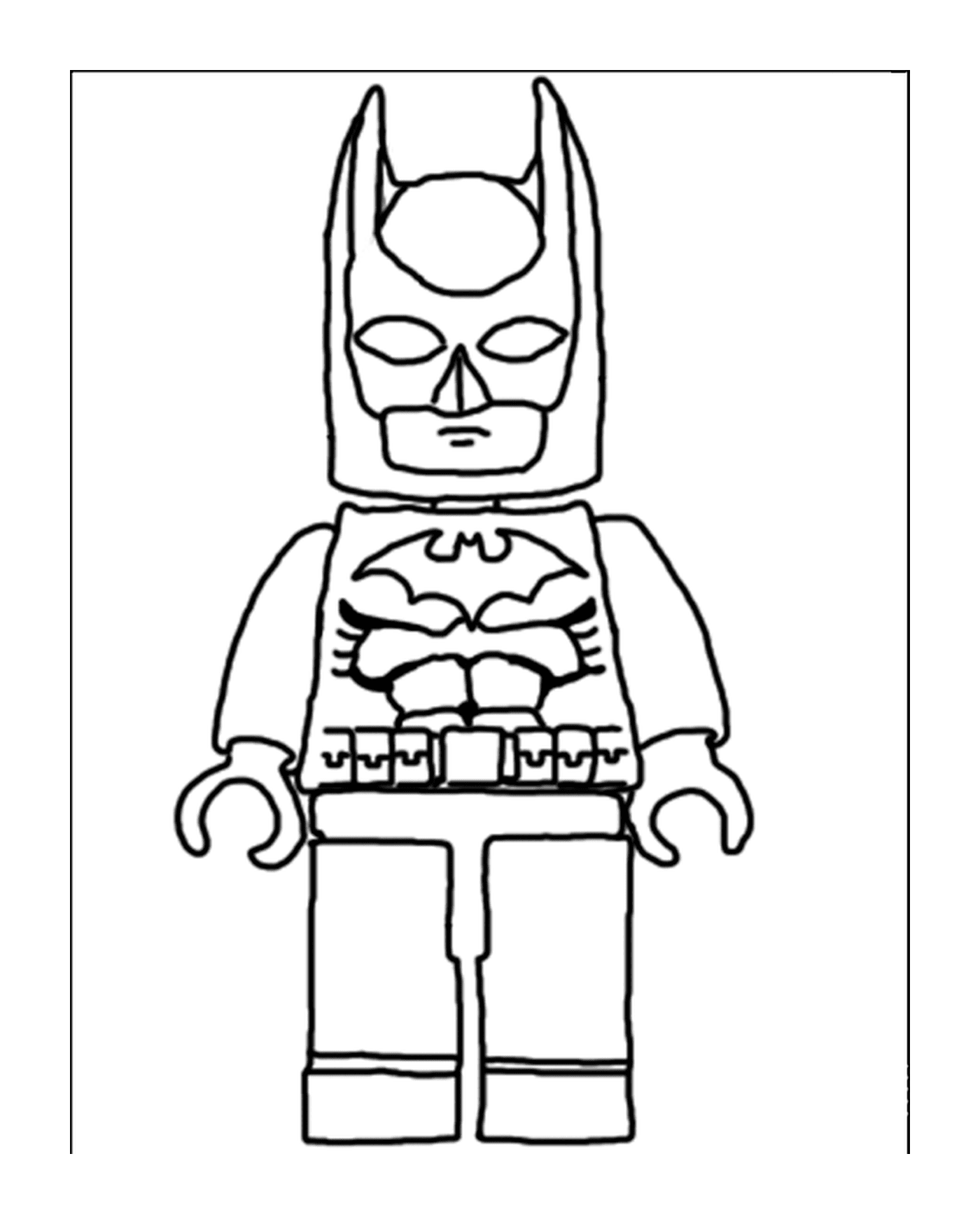  Печать и цвет Lego Batman 