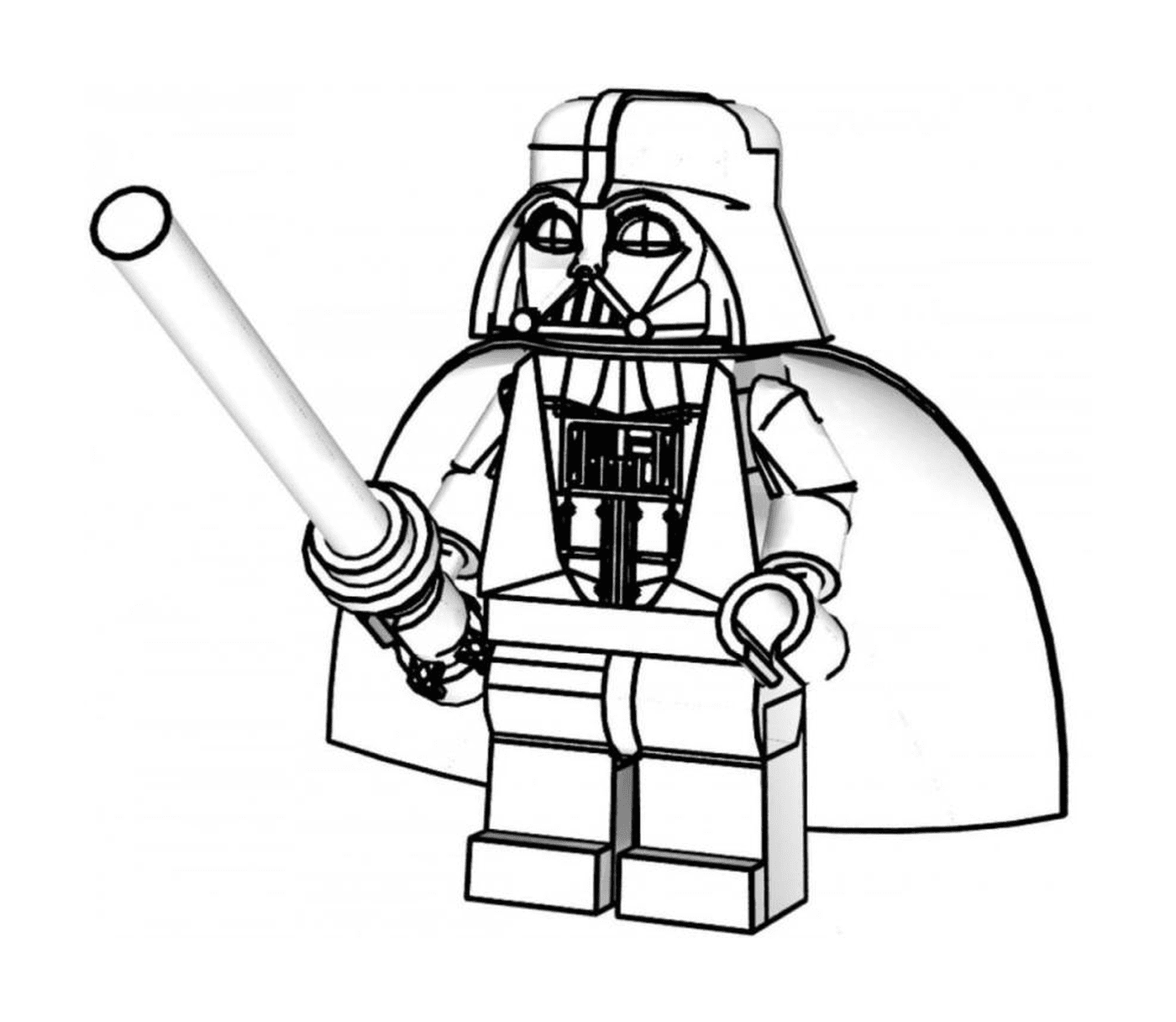  Darth Vader Lego con una espada 