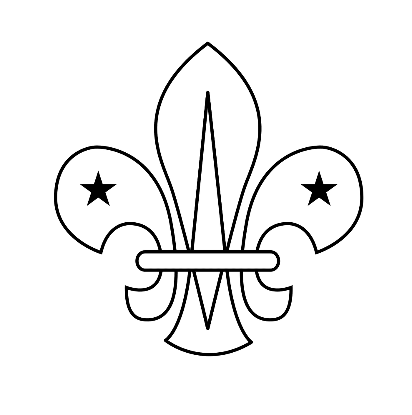  A flower of lilies for Scouts 