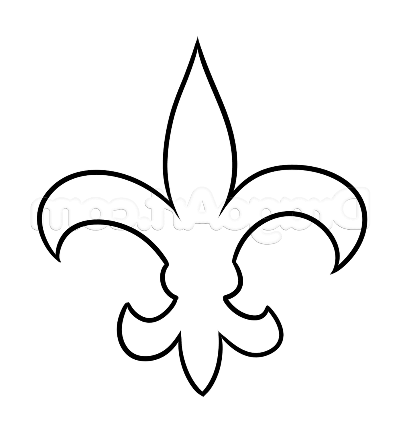  Una flor de lirios de Nueva Orleans 