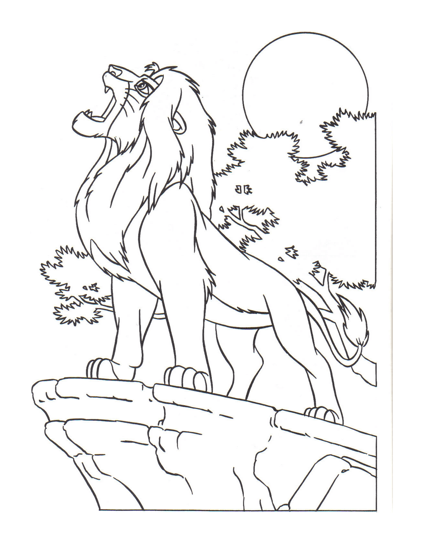  Roca con un León del Rey León 4 