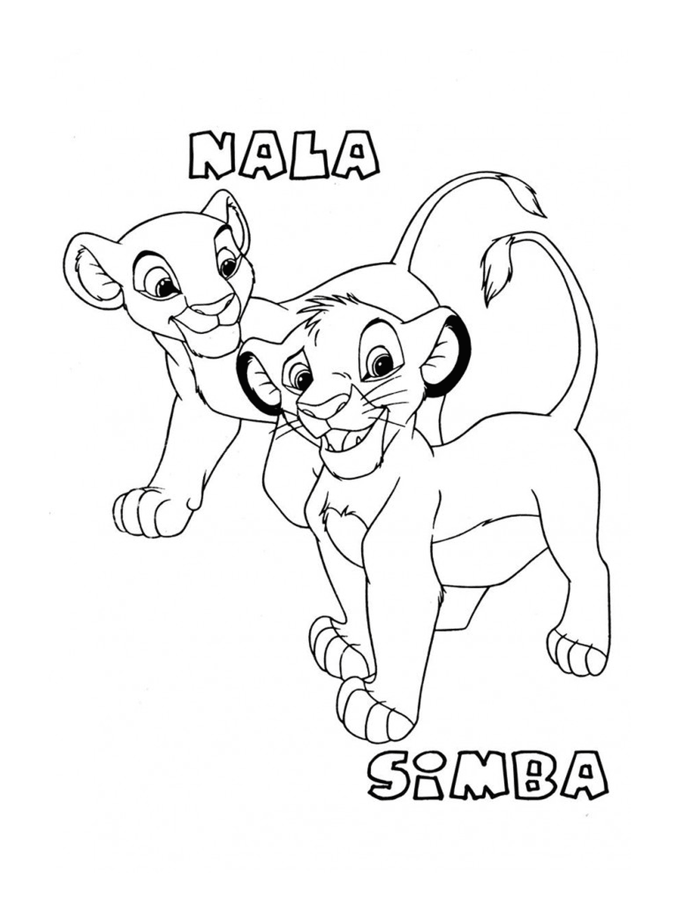  Simba and Nala babies in The Lion King 