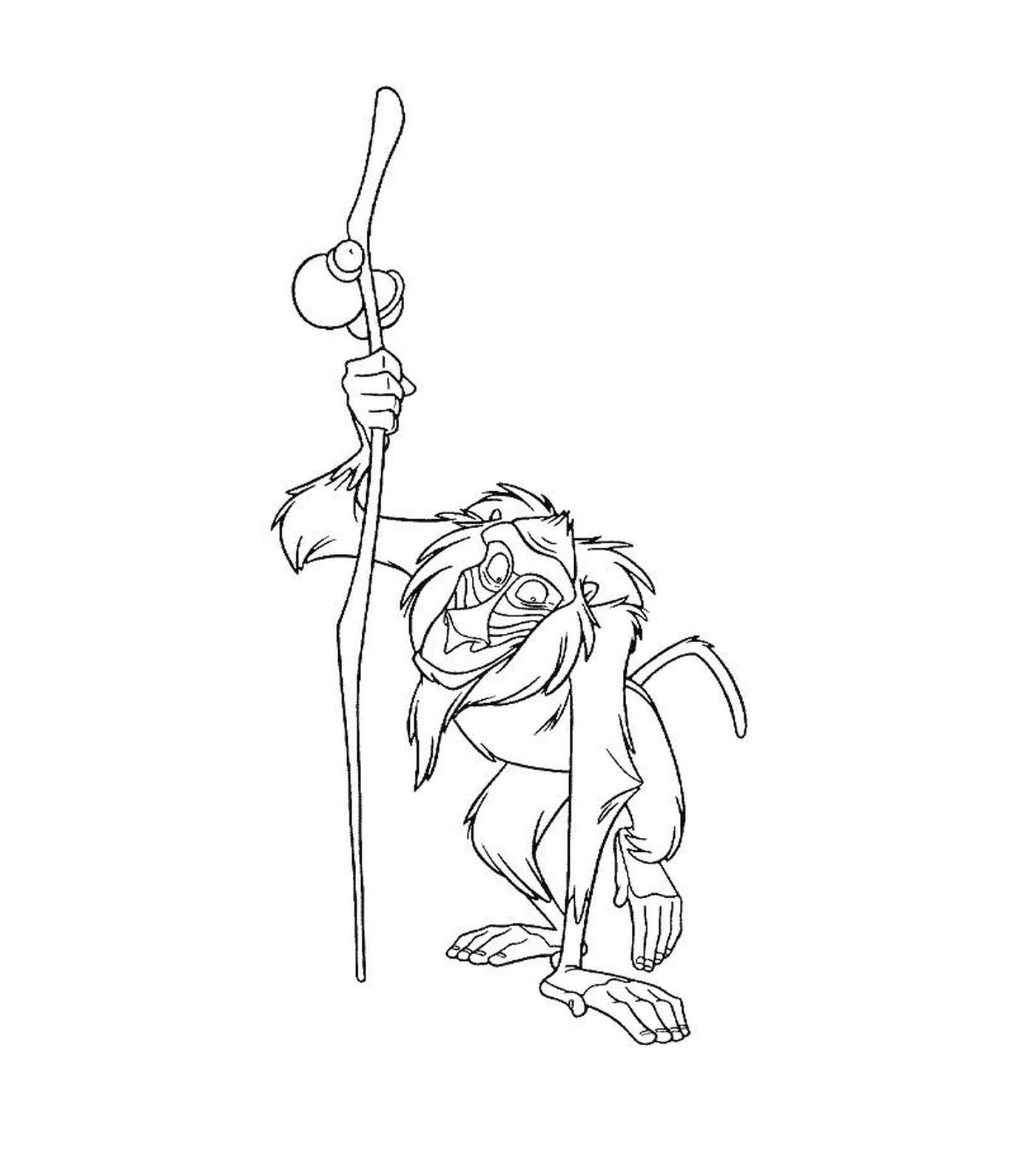  Rafiki, character of the Lion King 