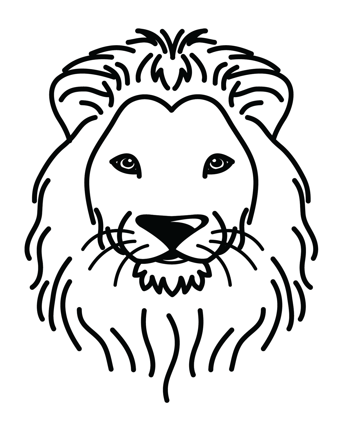  Un maestoso ritratto di un leone 