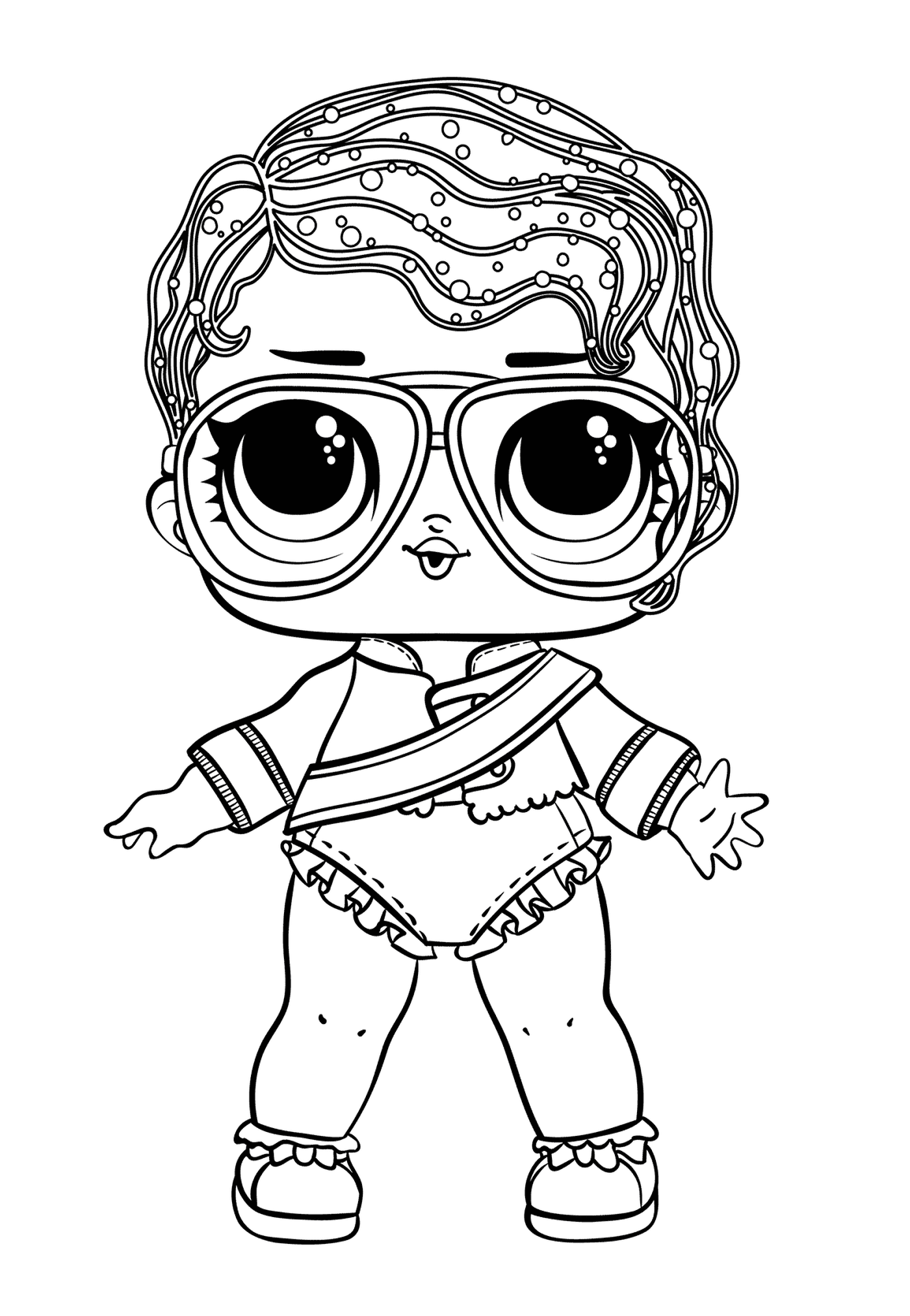  Doll with glasses 