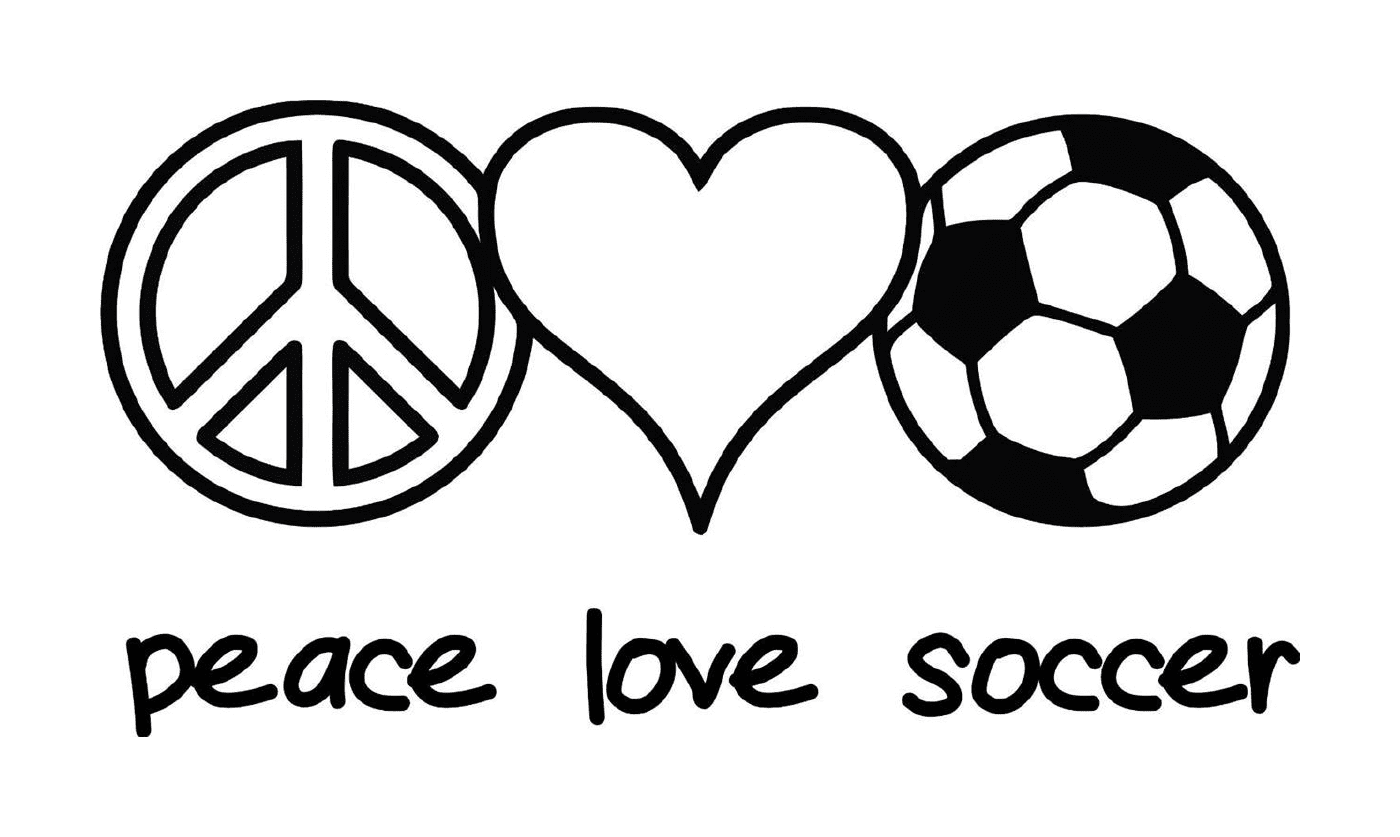  Peace, love, football 