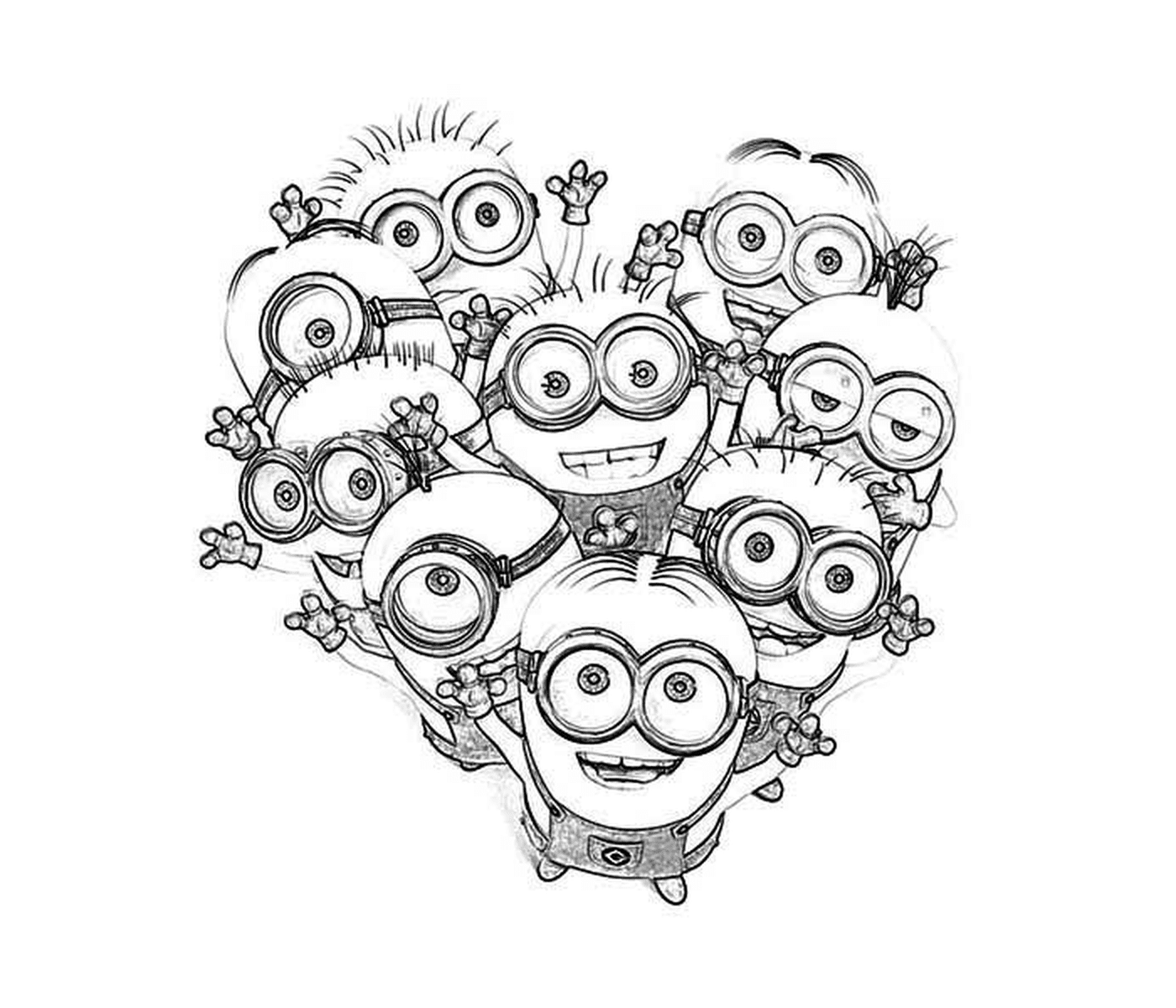  A group of minions 