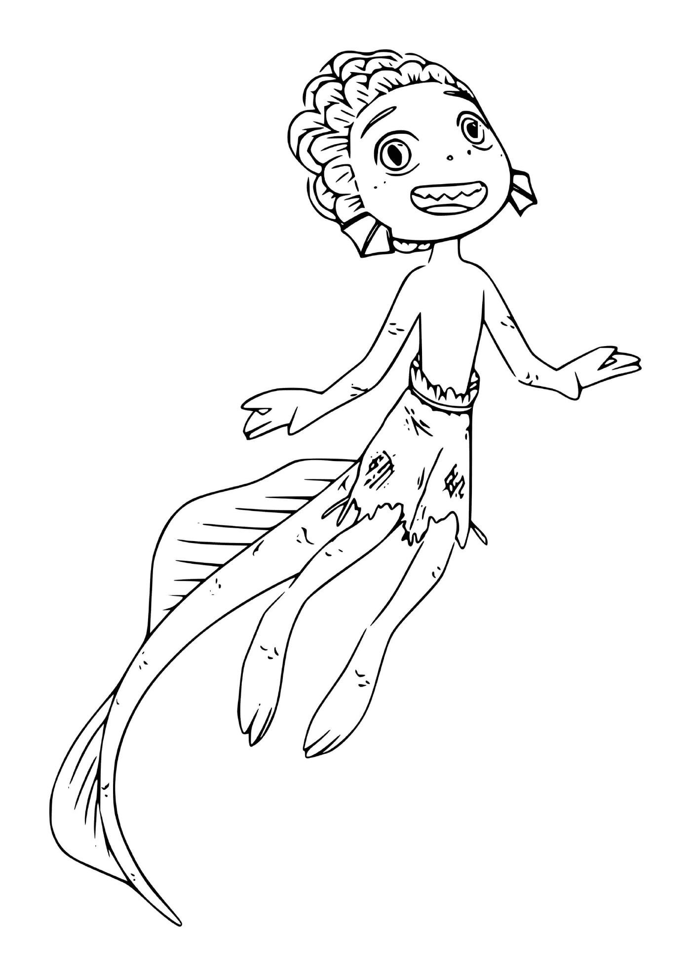  Meerjungfrau im Wasser 