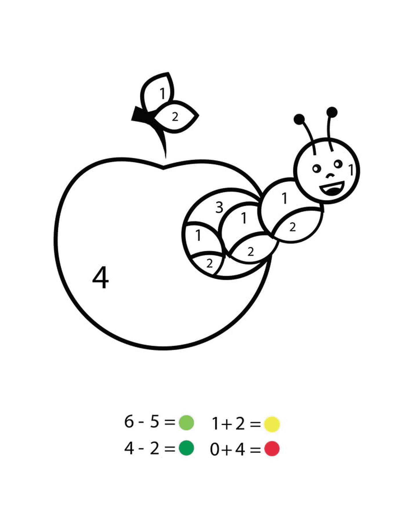  mágico CE1 un gusano en una manzana 