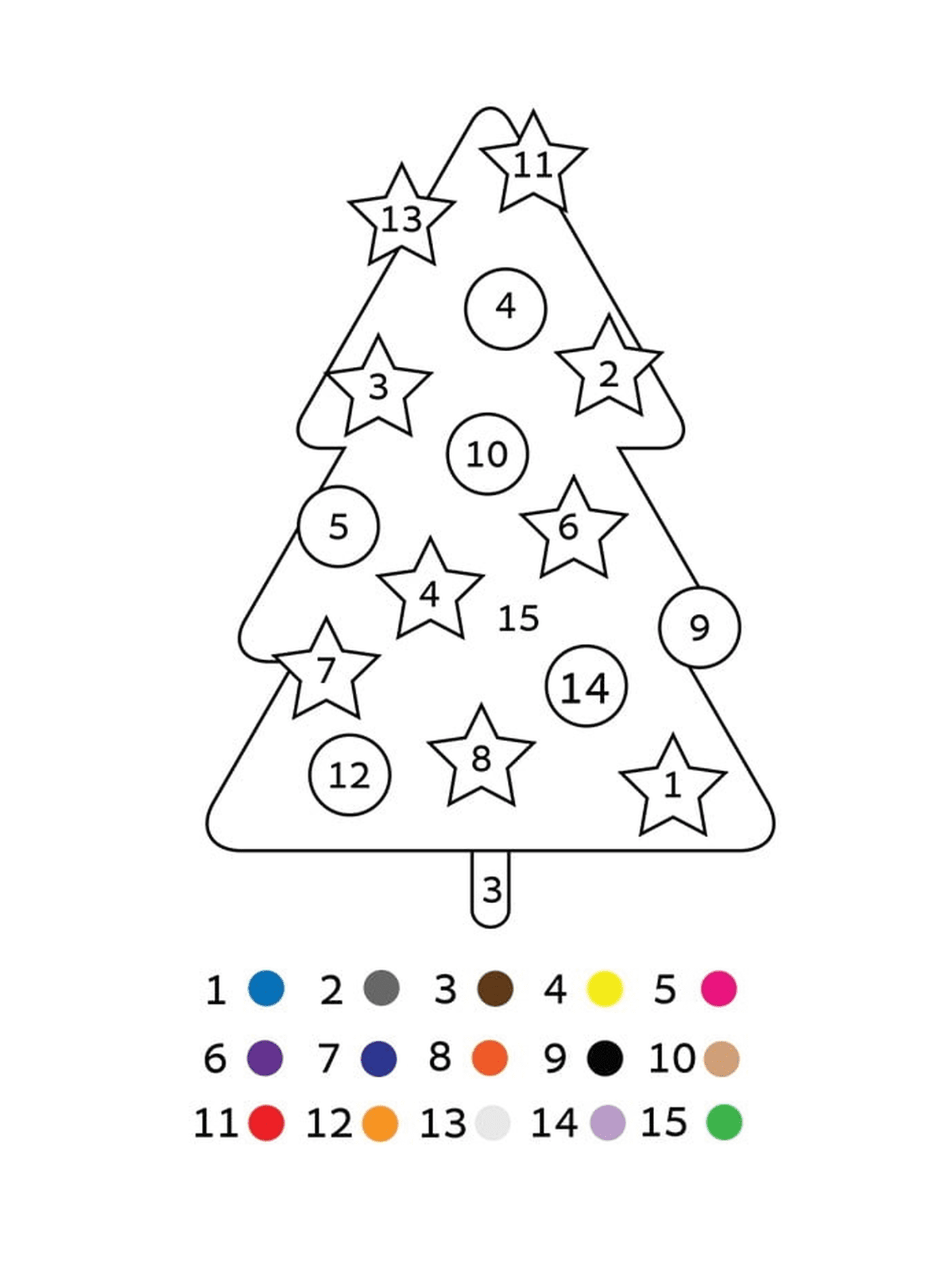  Magie CE1 ein Weihnachtsbaum 