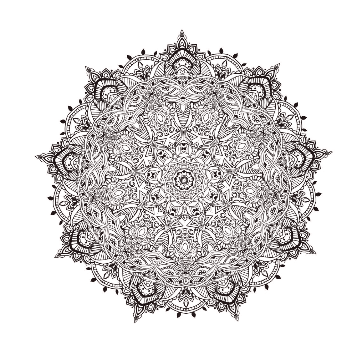  Mandala Stress Reliever for Adults 2017 