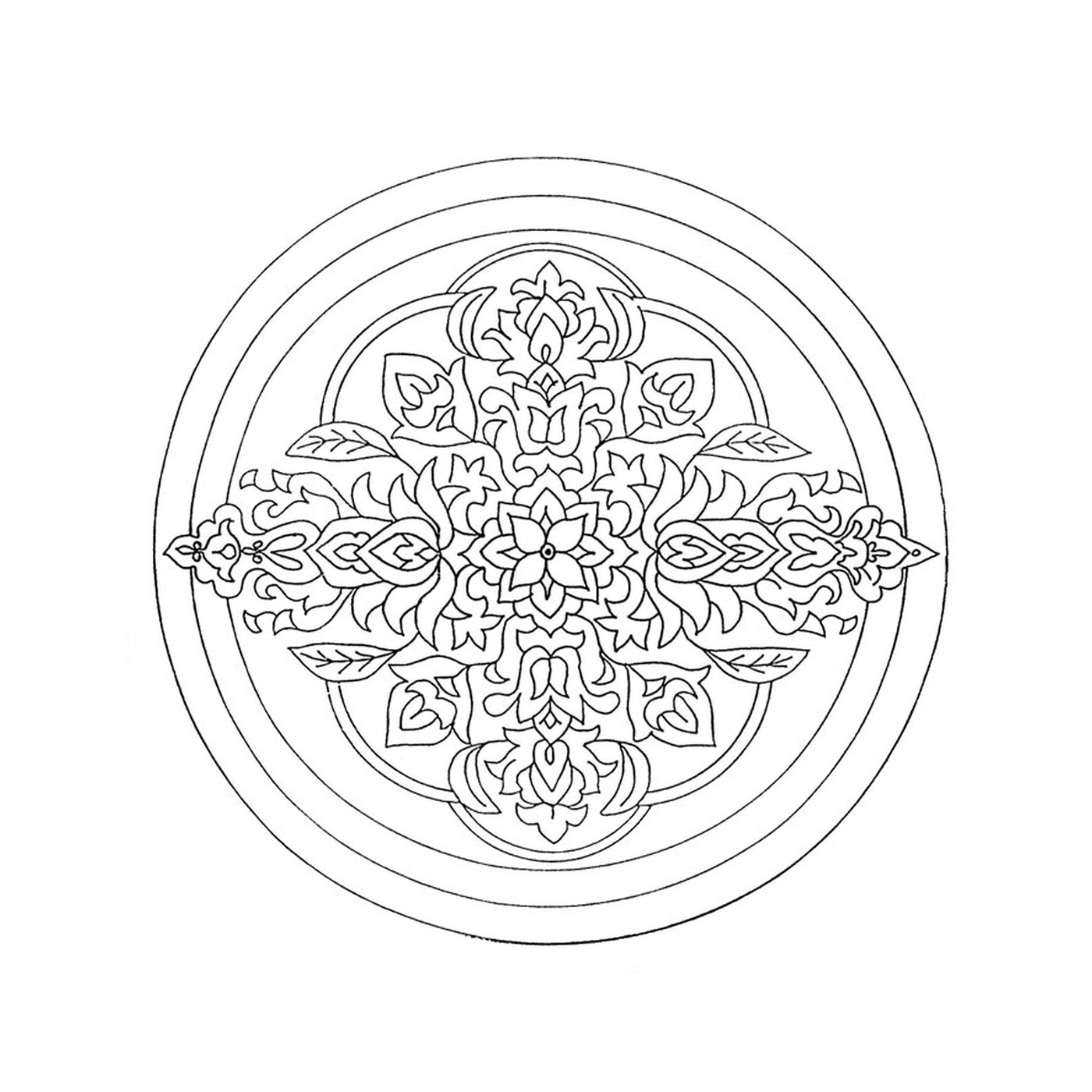  Complex and detailed Mandala 