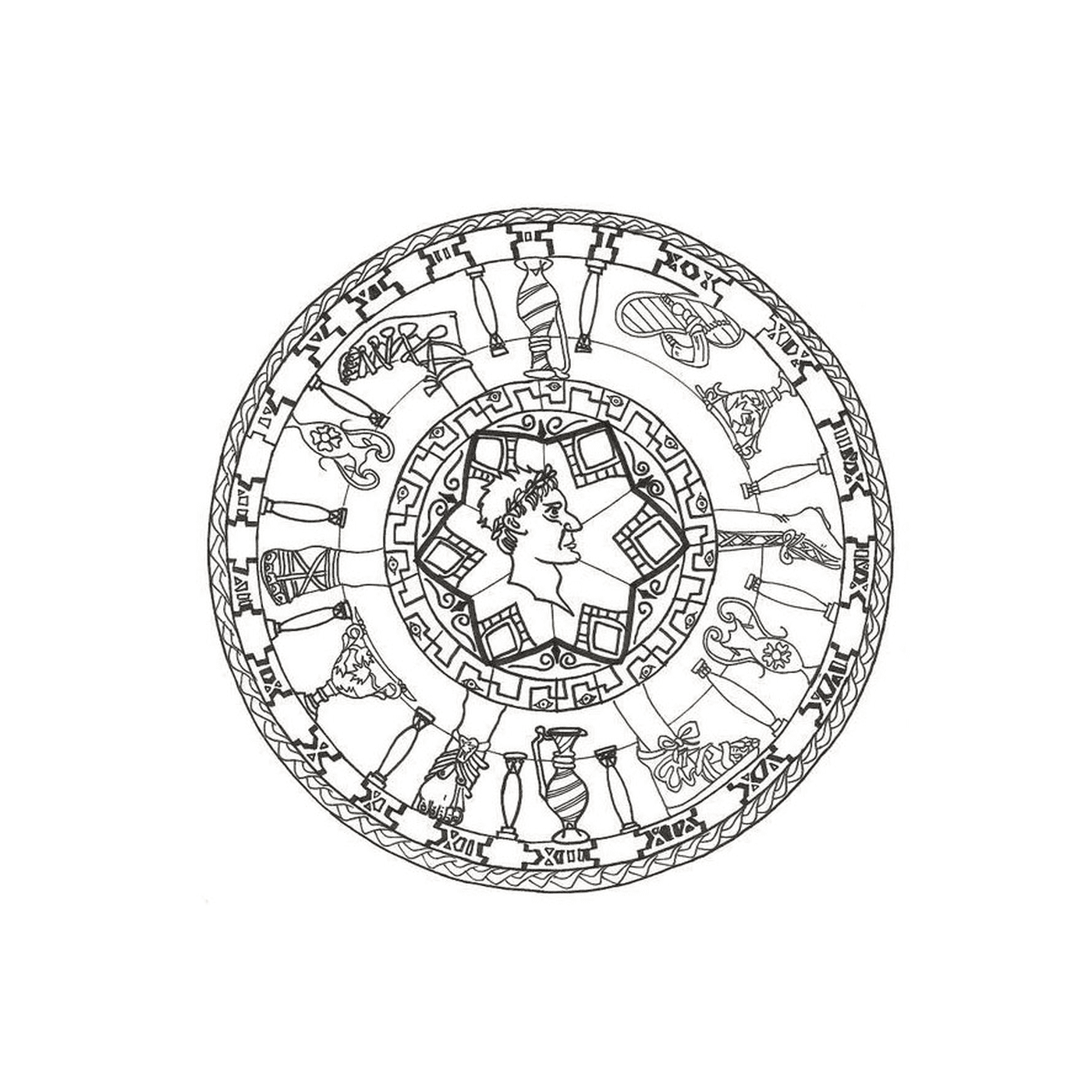  Extremely complex Mandala 