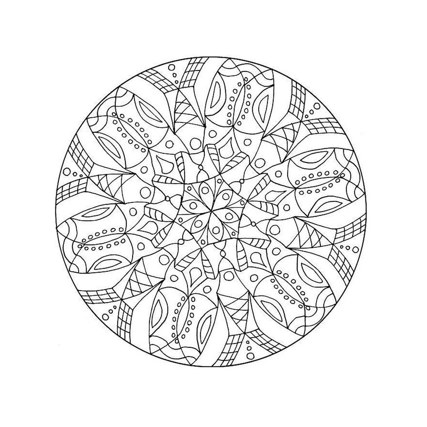  Complesso di Mandala con mandala centrale 