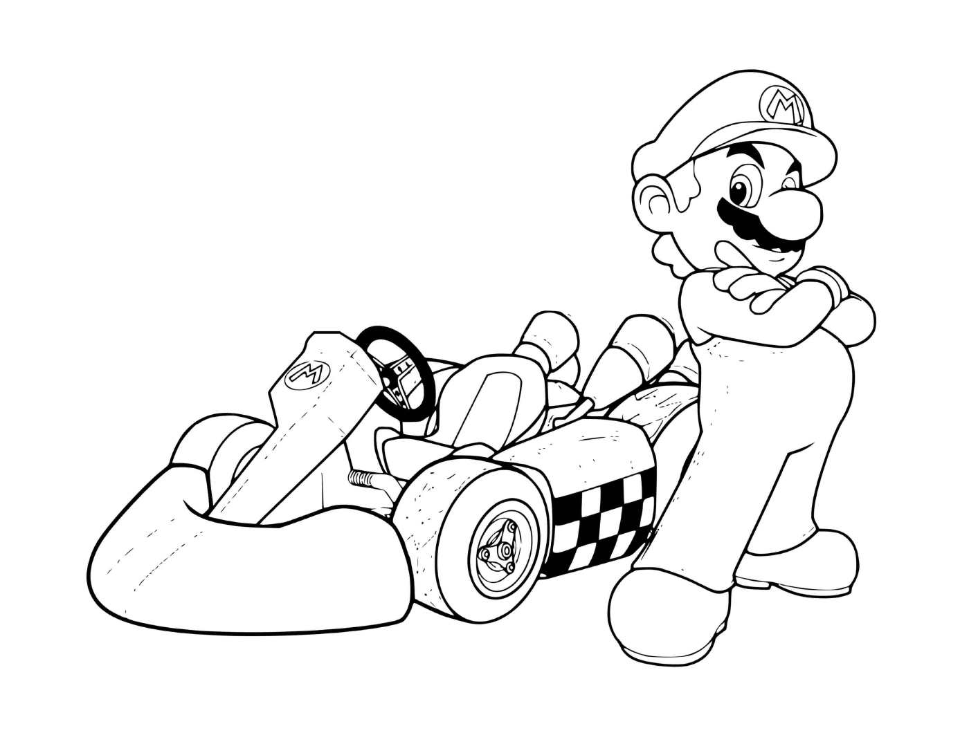  Ein Mario Kart-Charakter 