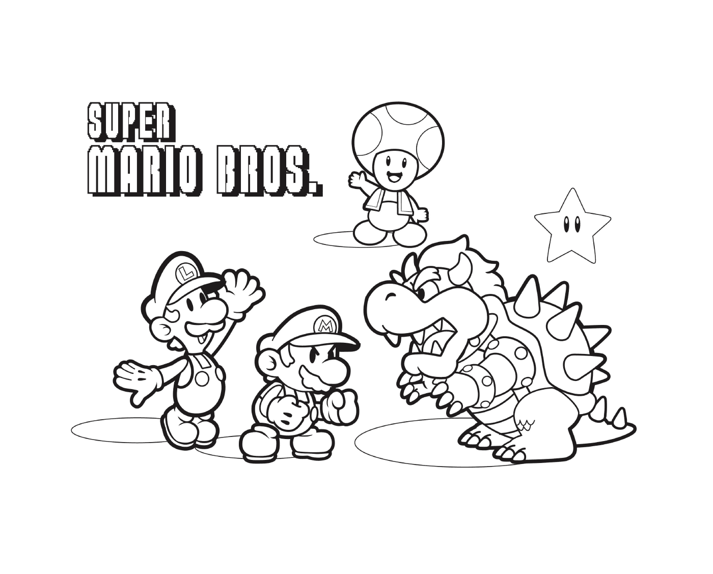  Mario and his friends 