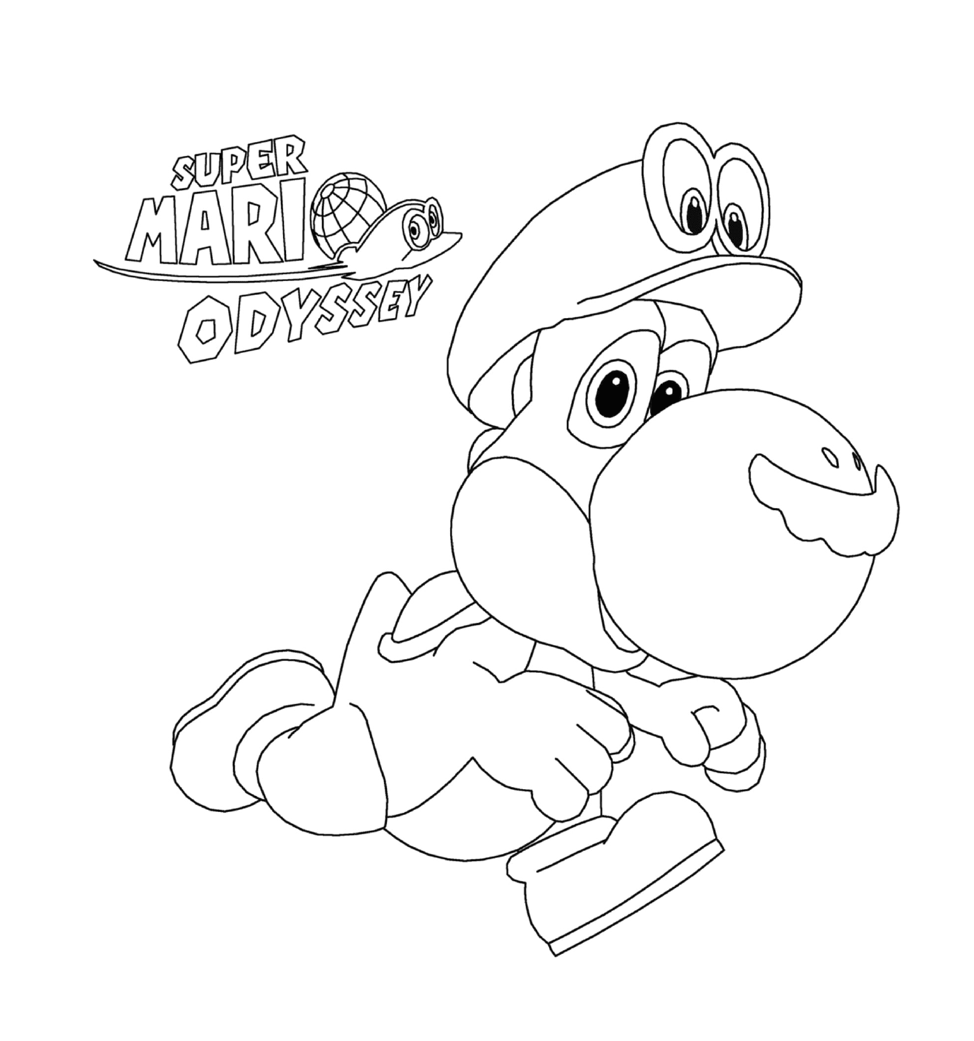  Super Mario Odyssey with Yoshi from Nintendo 