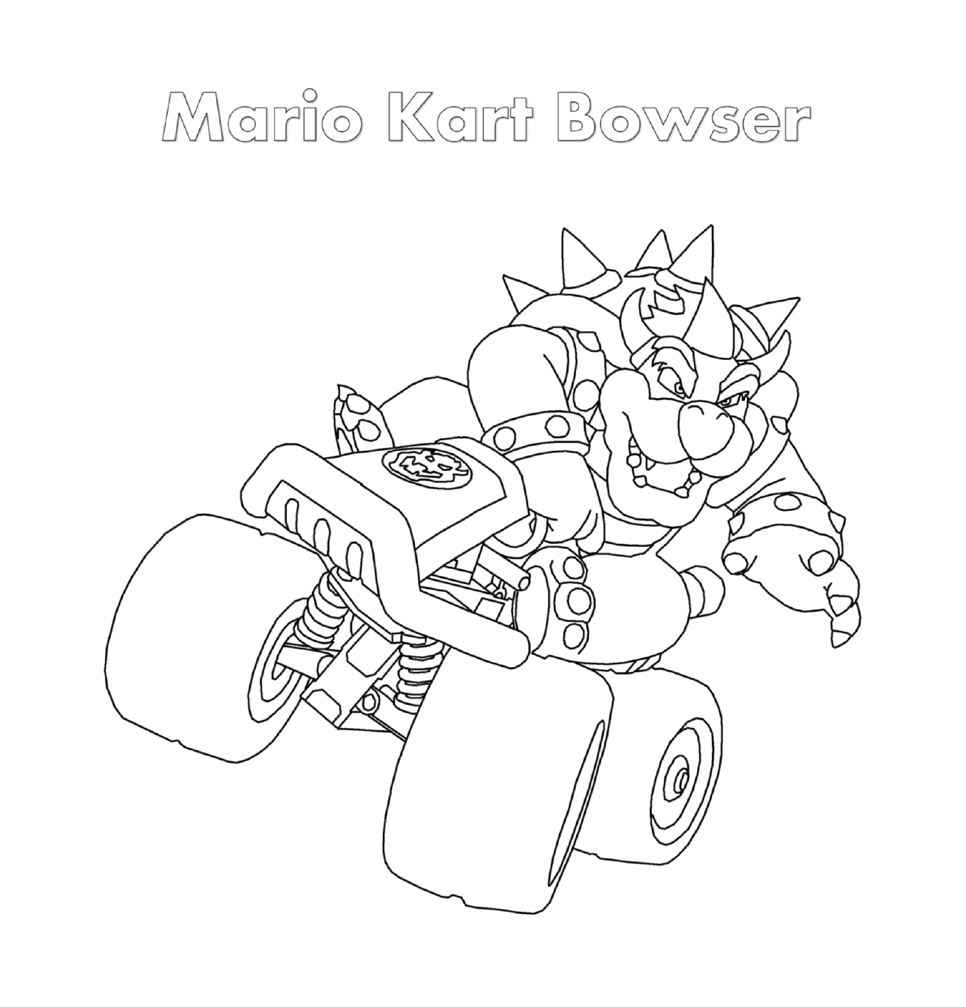 Bowser en Mario Kart de Nintendo 