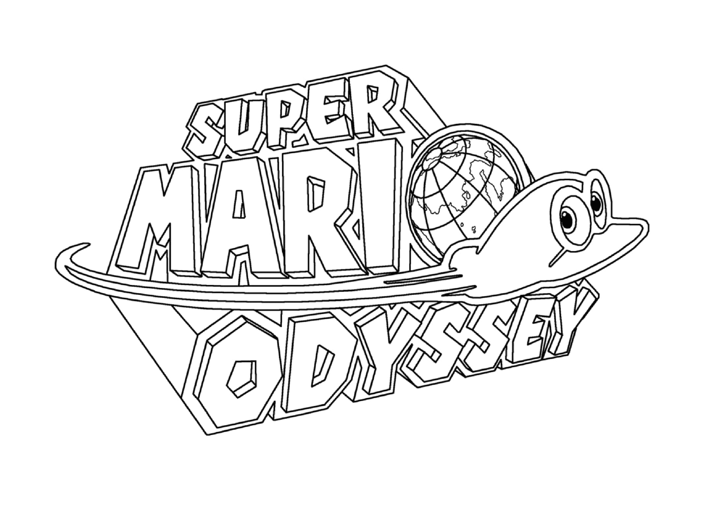  El logo de Super Mario Odyssey de Nintendo 