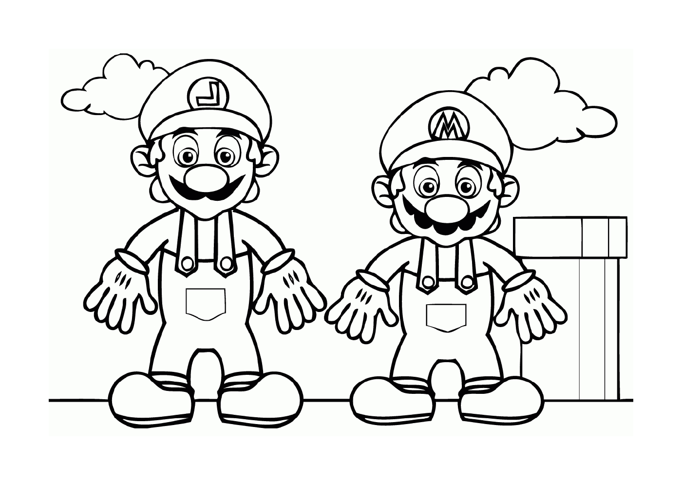  Mario und Luigi, zwei berühmte Brüder 