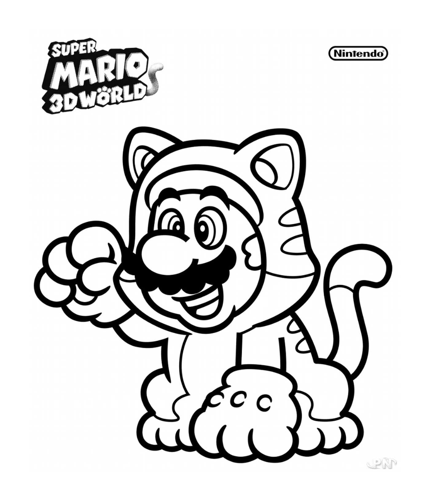  Mario Odyssey, ein Katzencharakter 