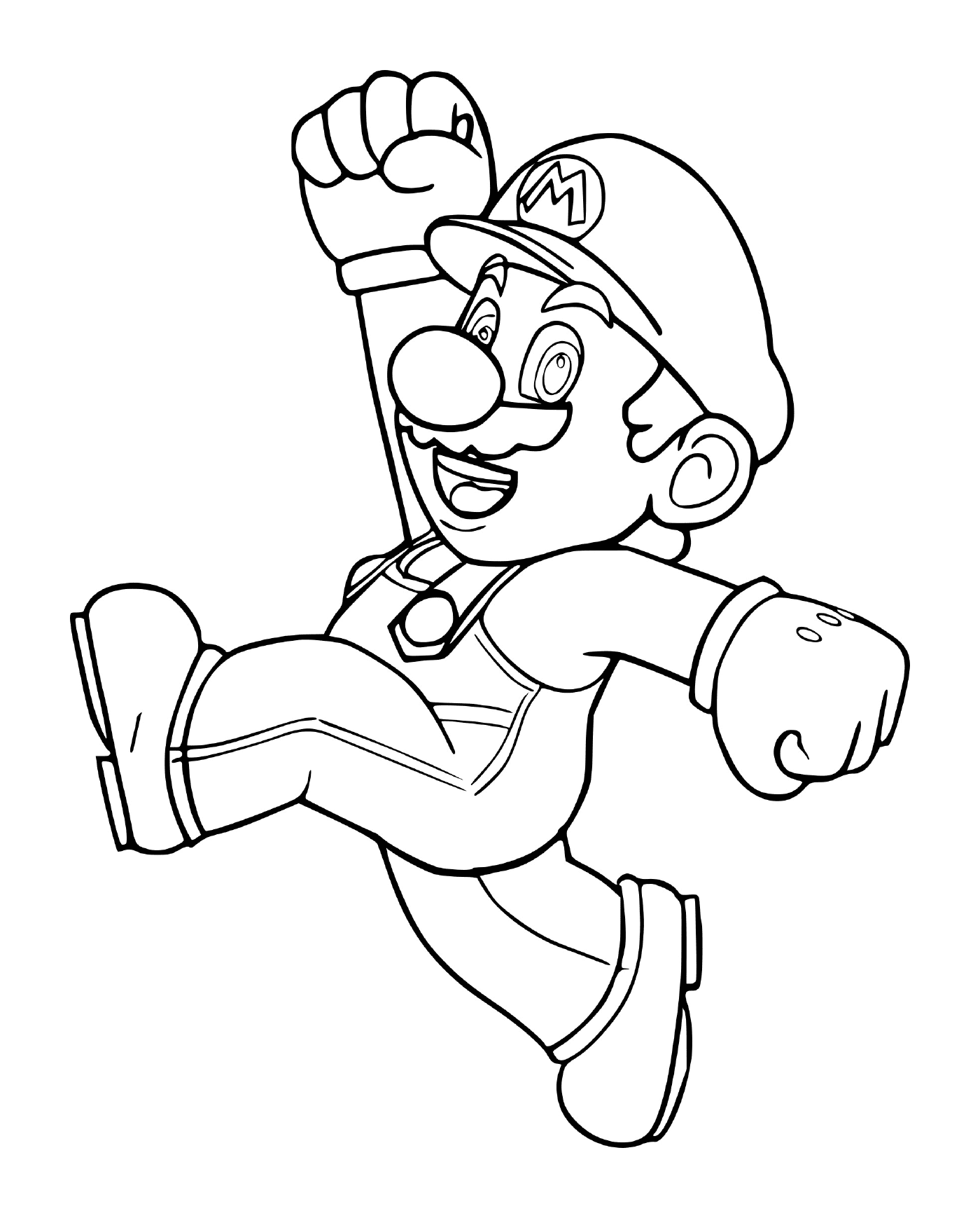 Mario Bros originale, un uomo che corre 
