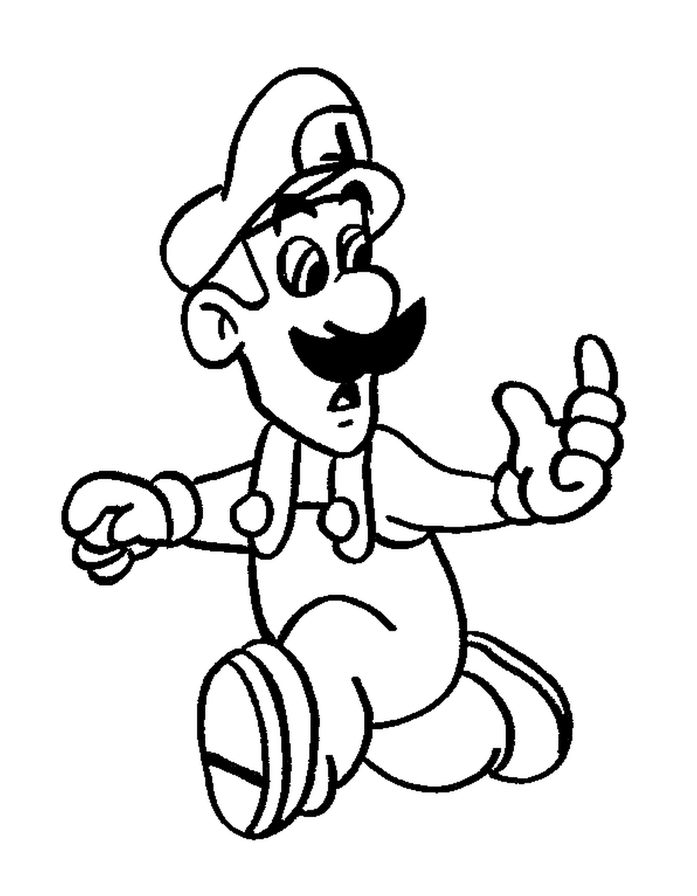  Luigi, a man with a mustache 