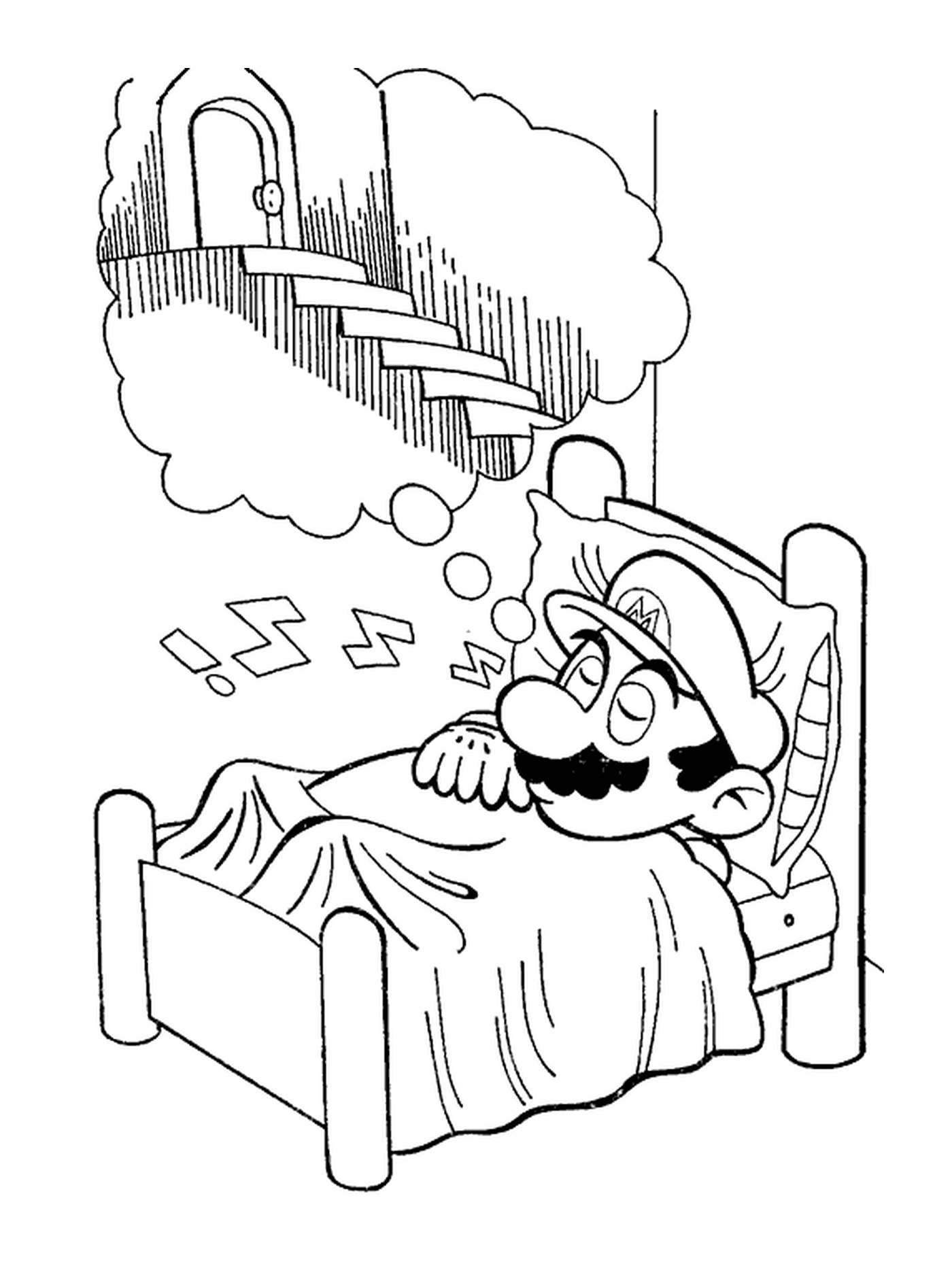  Mario dreams peacefully 
