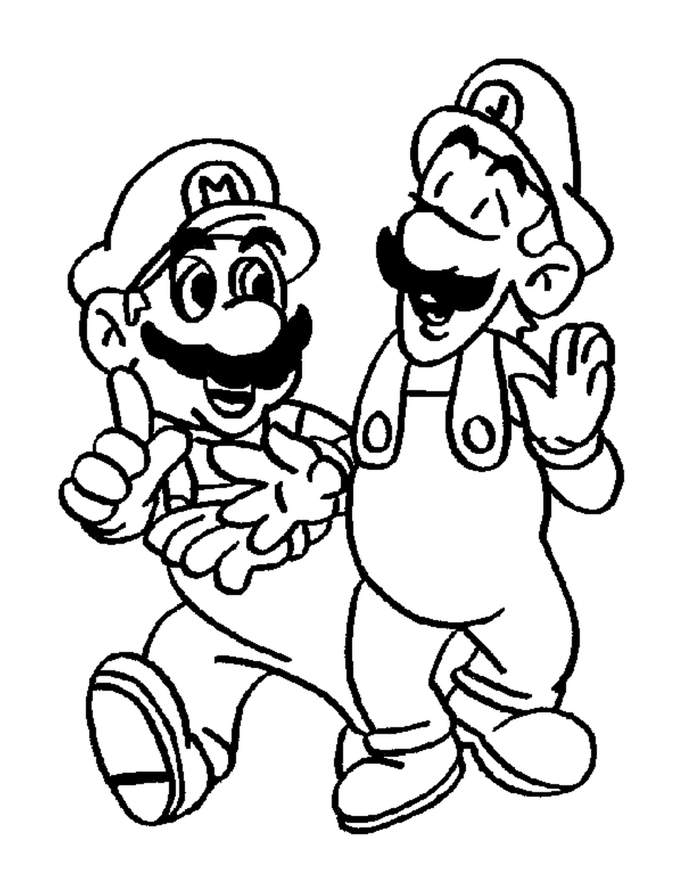  Luigi and Mario, two inseparable brothers 