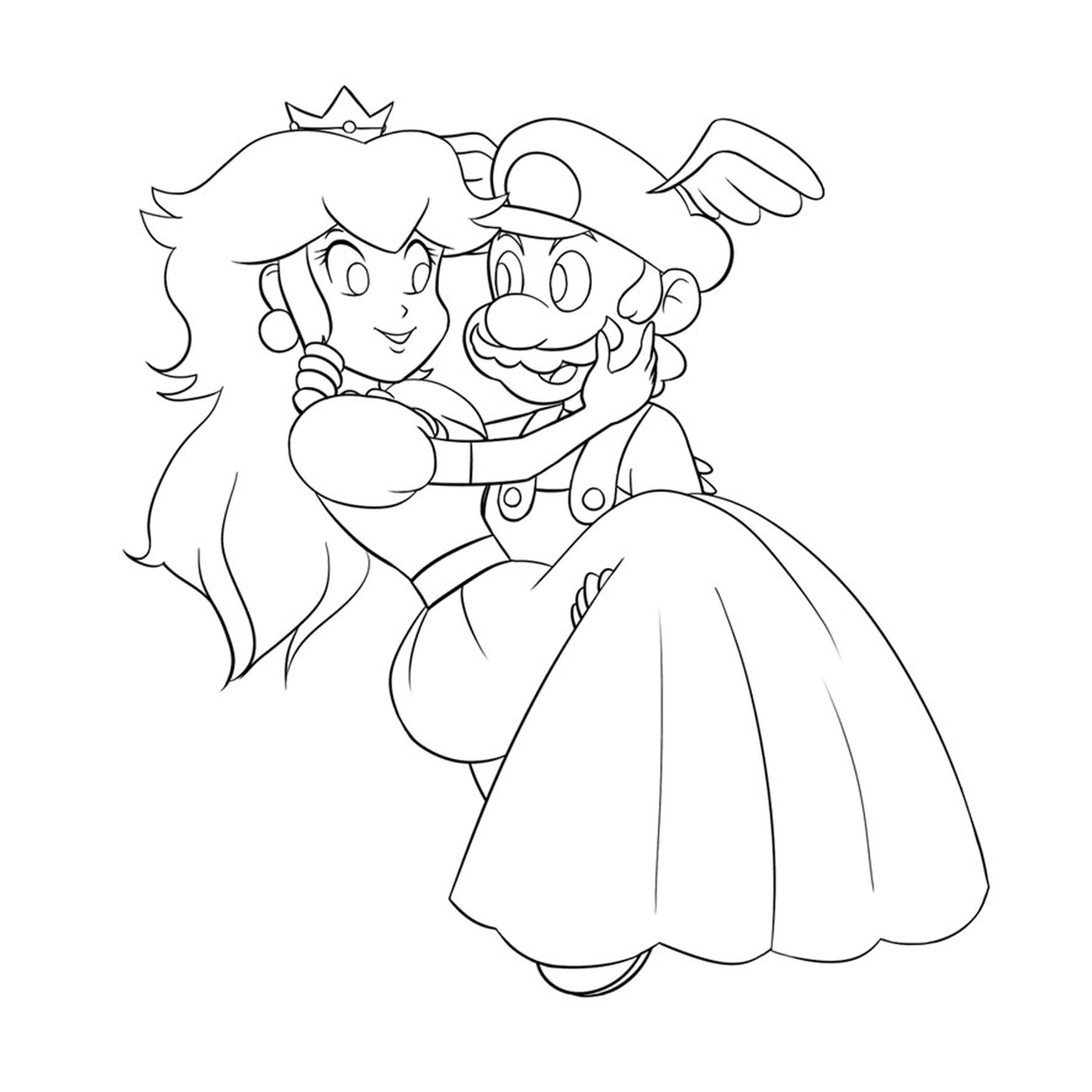  Mario and the Princess 