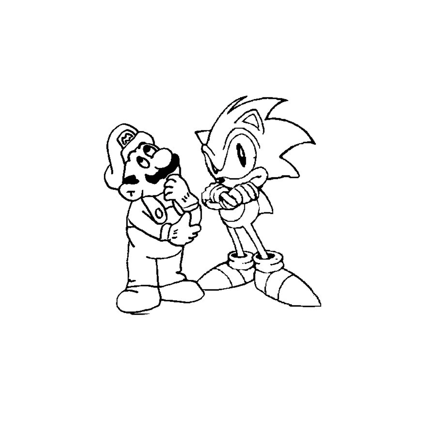  Mario y Sonic juntos 