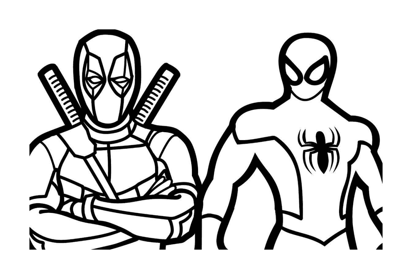  Человек-паук и Дедпул 