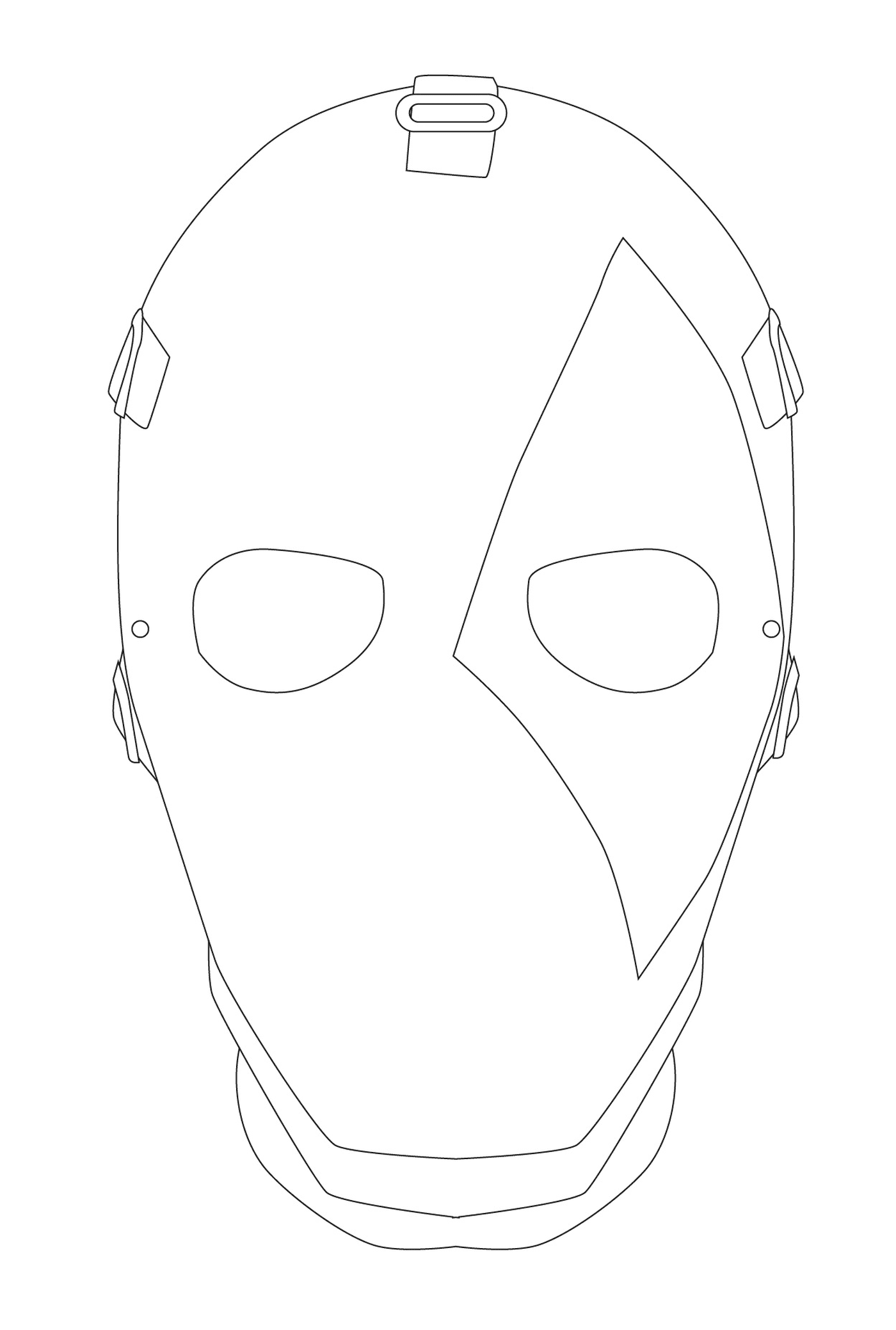  Fortnite Joker máscara para colorear 